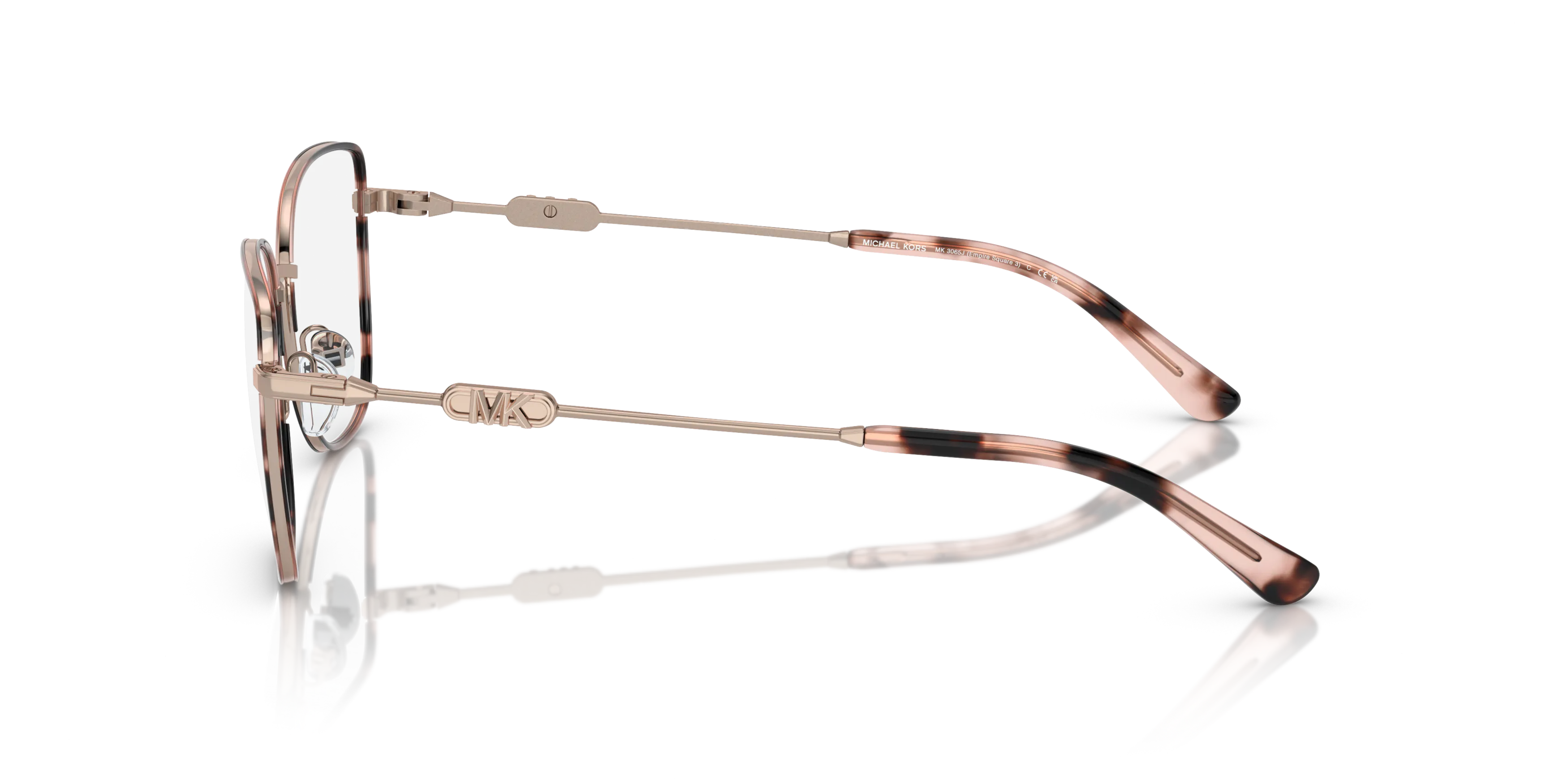 Angle_Left02, Michael Kors EmpirepSquare 3 0MK3065J 1108 Glasögonbåge