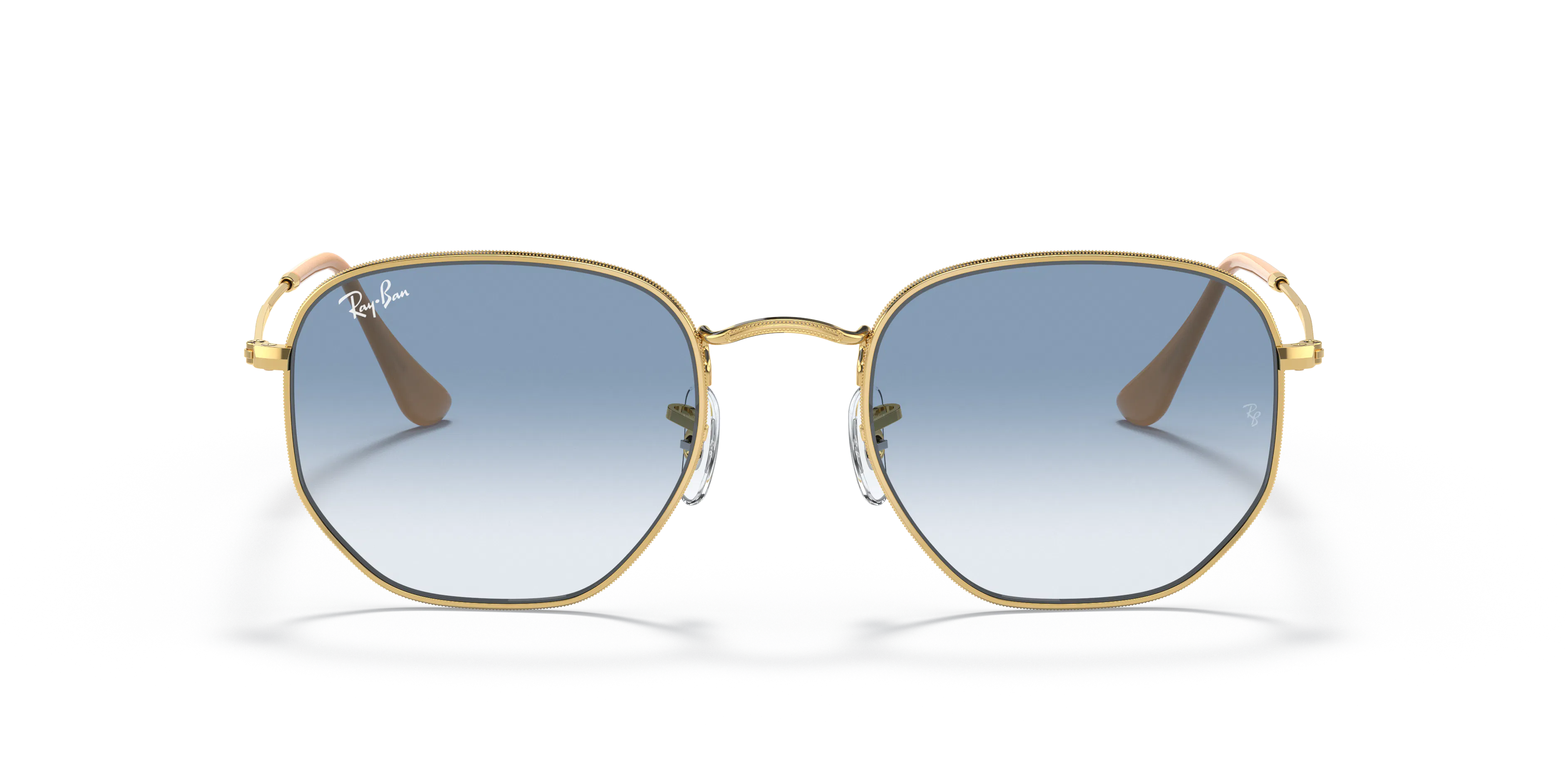 Front, Ray-Ban Hexagonal RB3548 001/3F