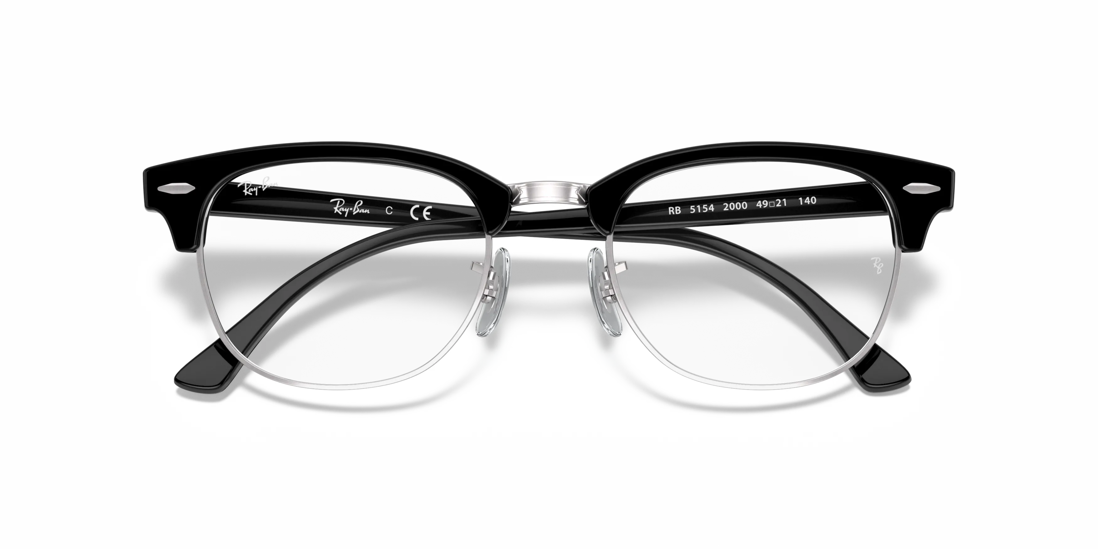 Folded, RAY-BAN Clubmaster Optics RX5154 2000