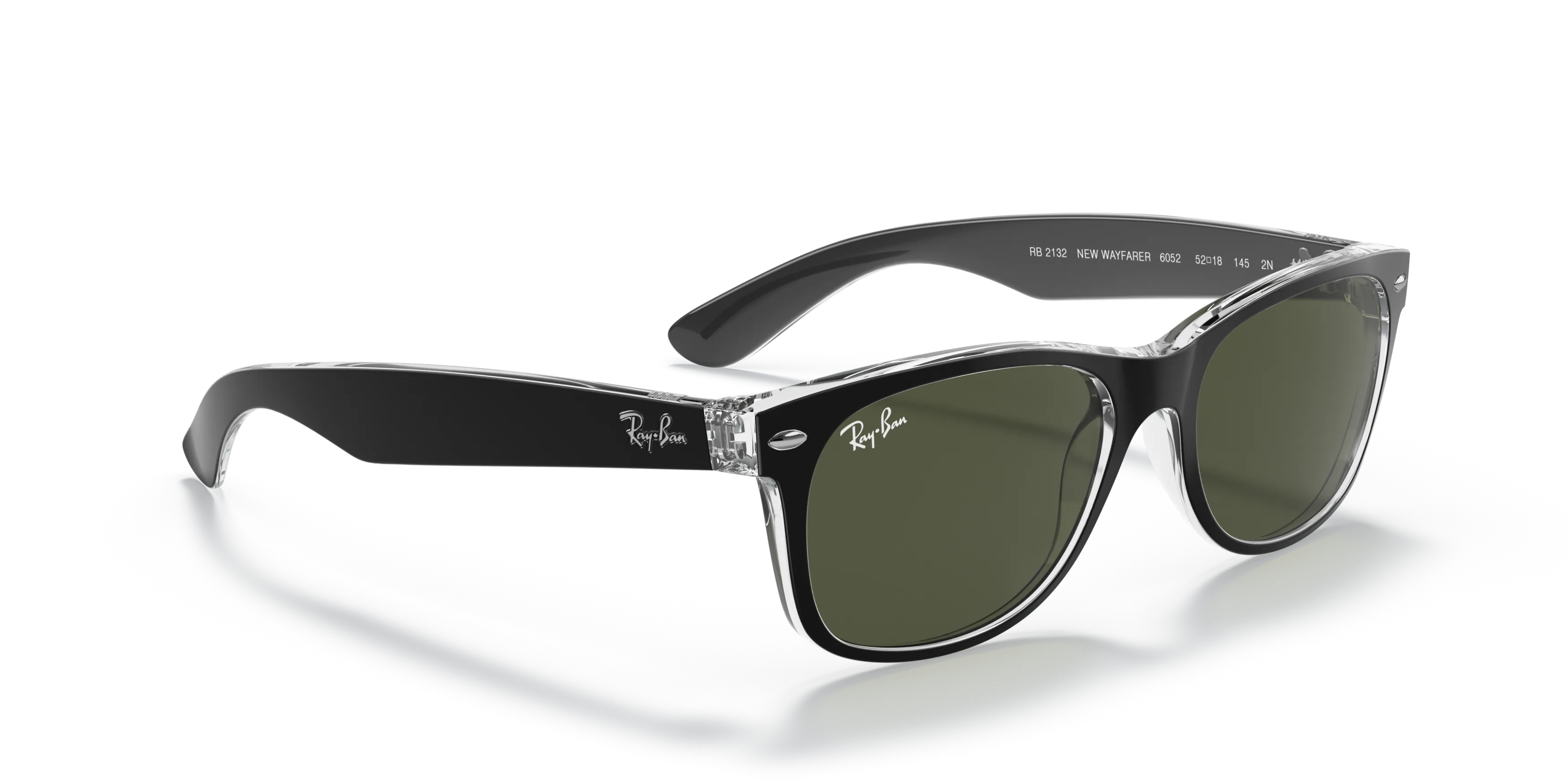 Ray-Ban New Wayfarer Color Mix RB2132 605371 zonnebril | Pearle
