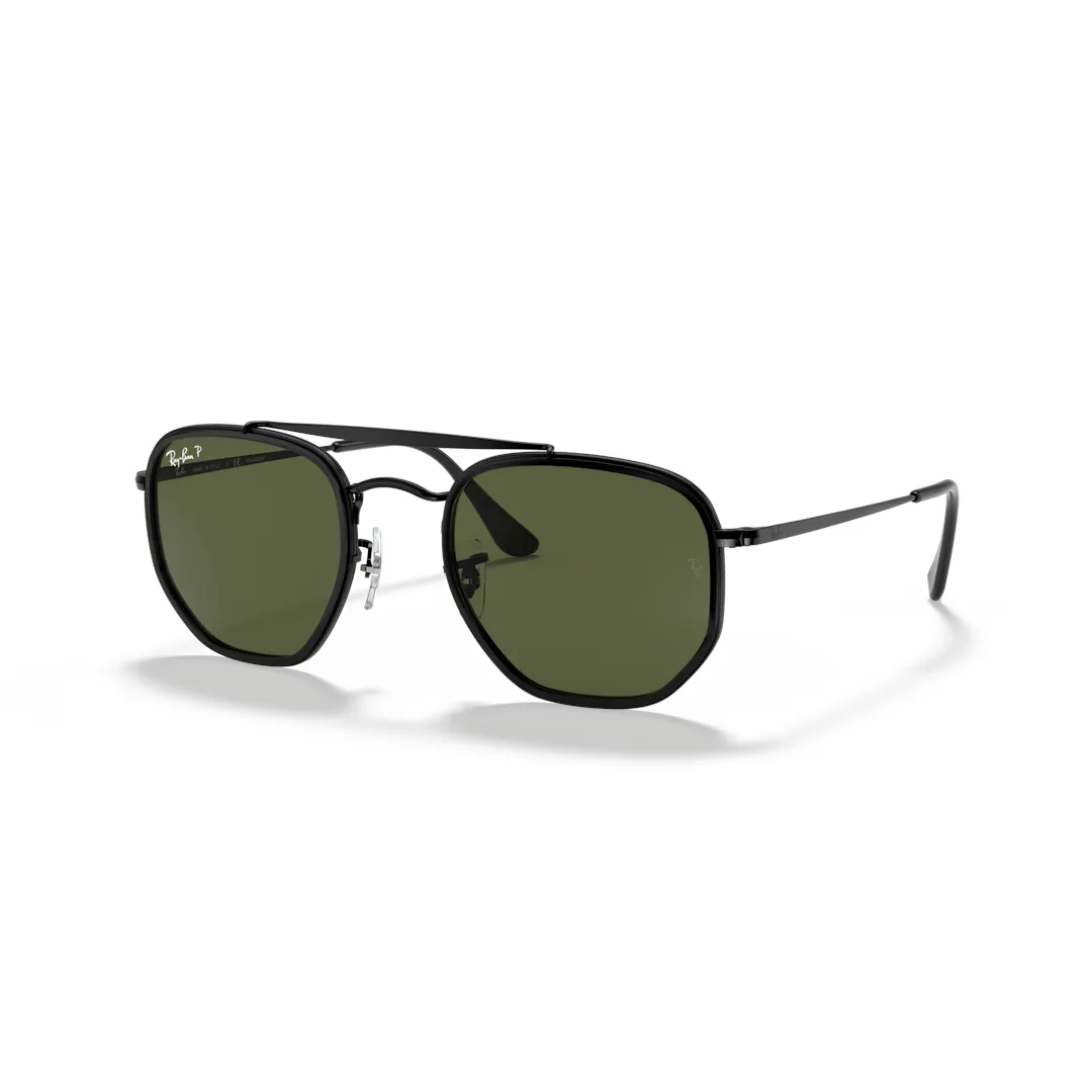 Ray-Ban Marshal II 0RB3648M Solbriller - Runde Sort Polariserede Linser