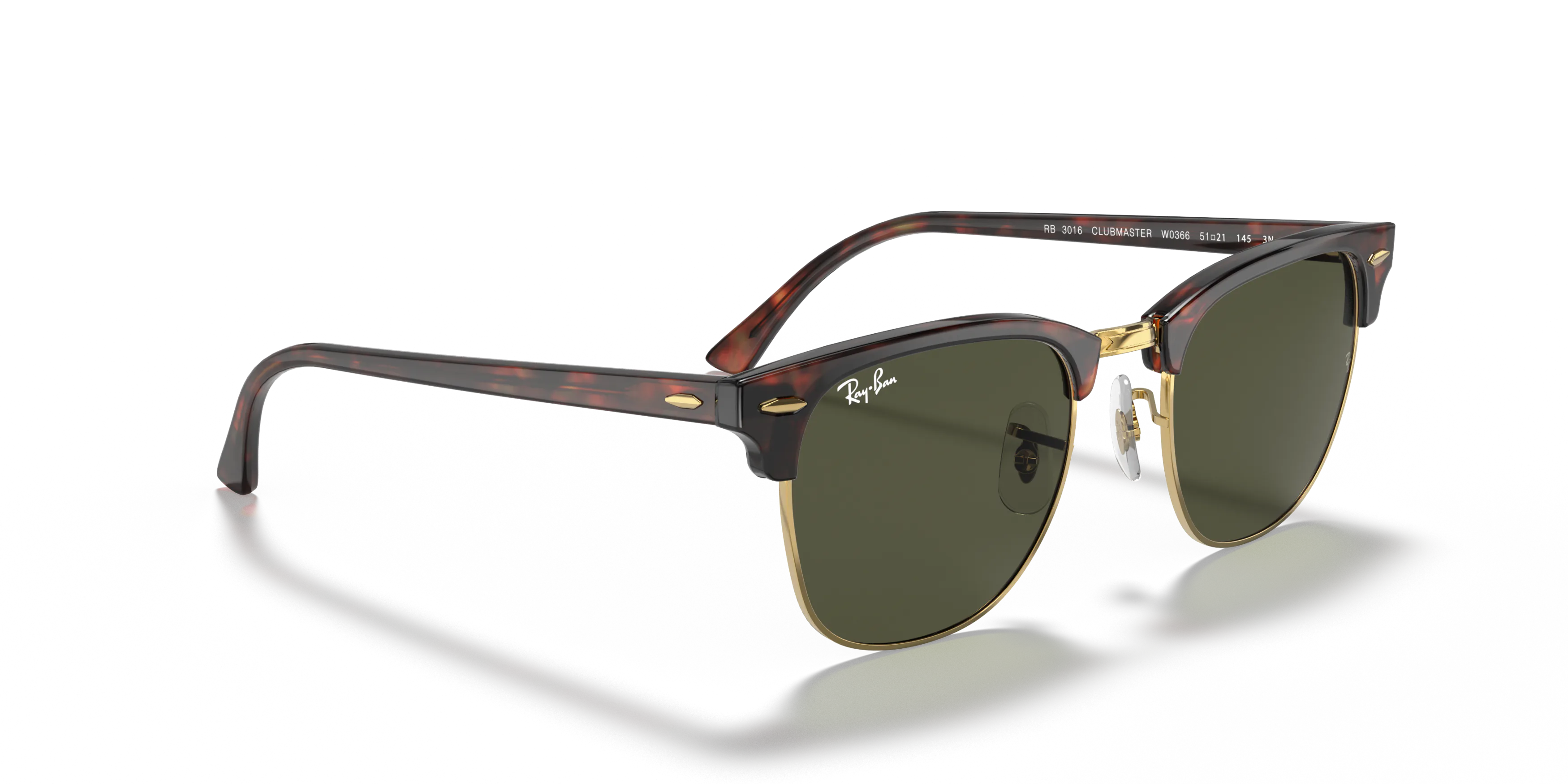 Angle_Right01, Ray-Ban Clubmaster RB3016 W0366