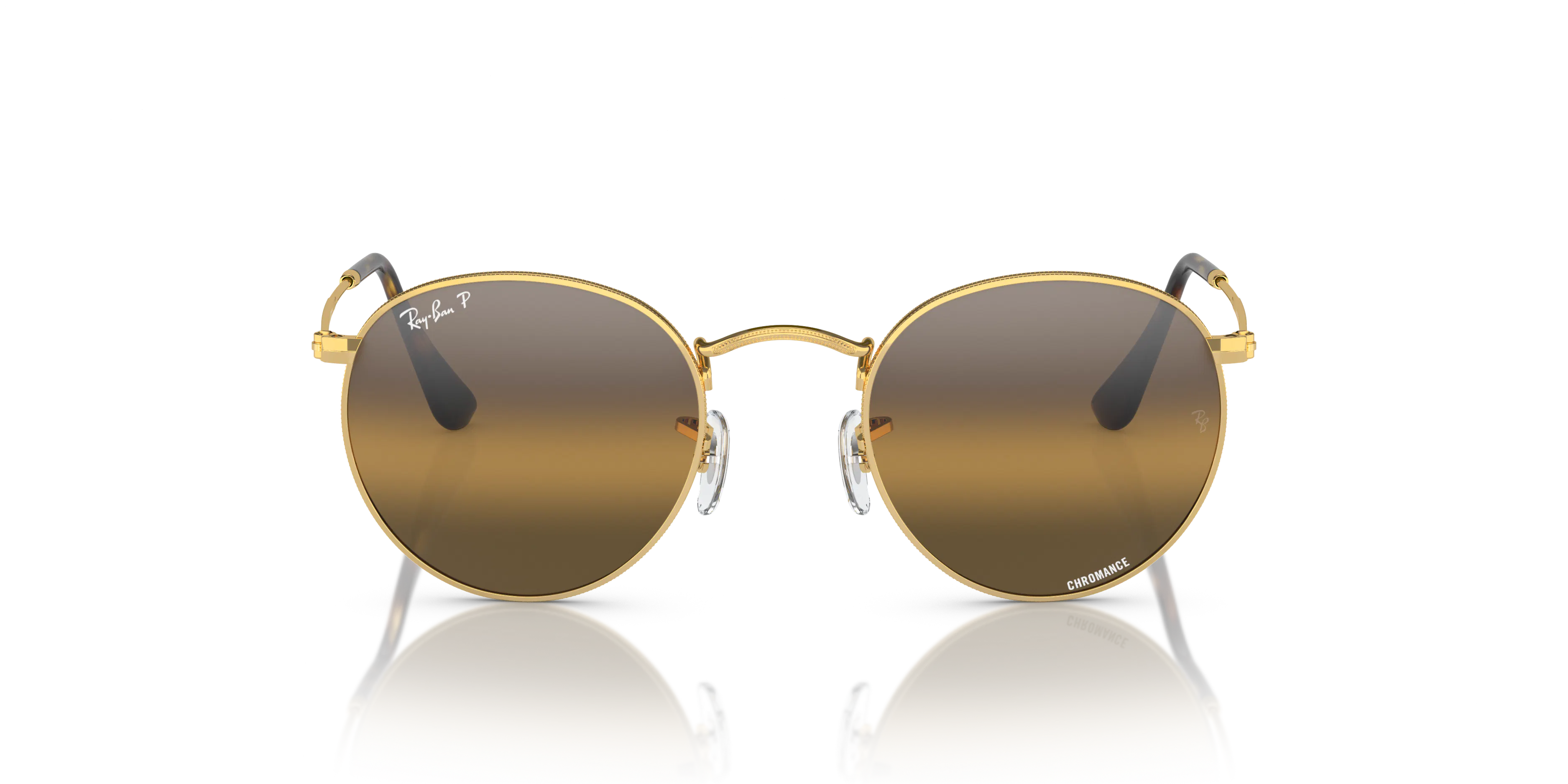Front, Ray-Ban ROUND METAL RB3447 001/G5