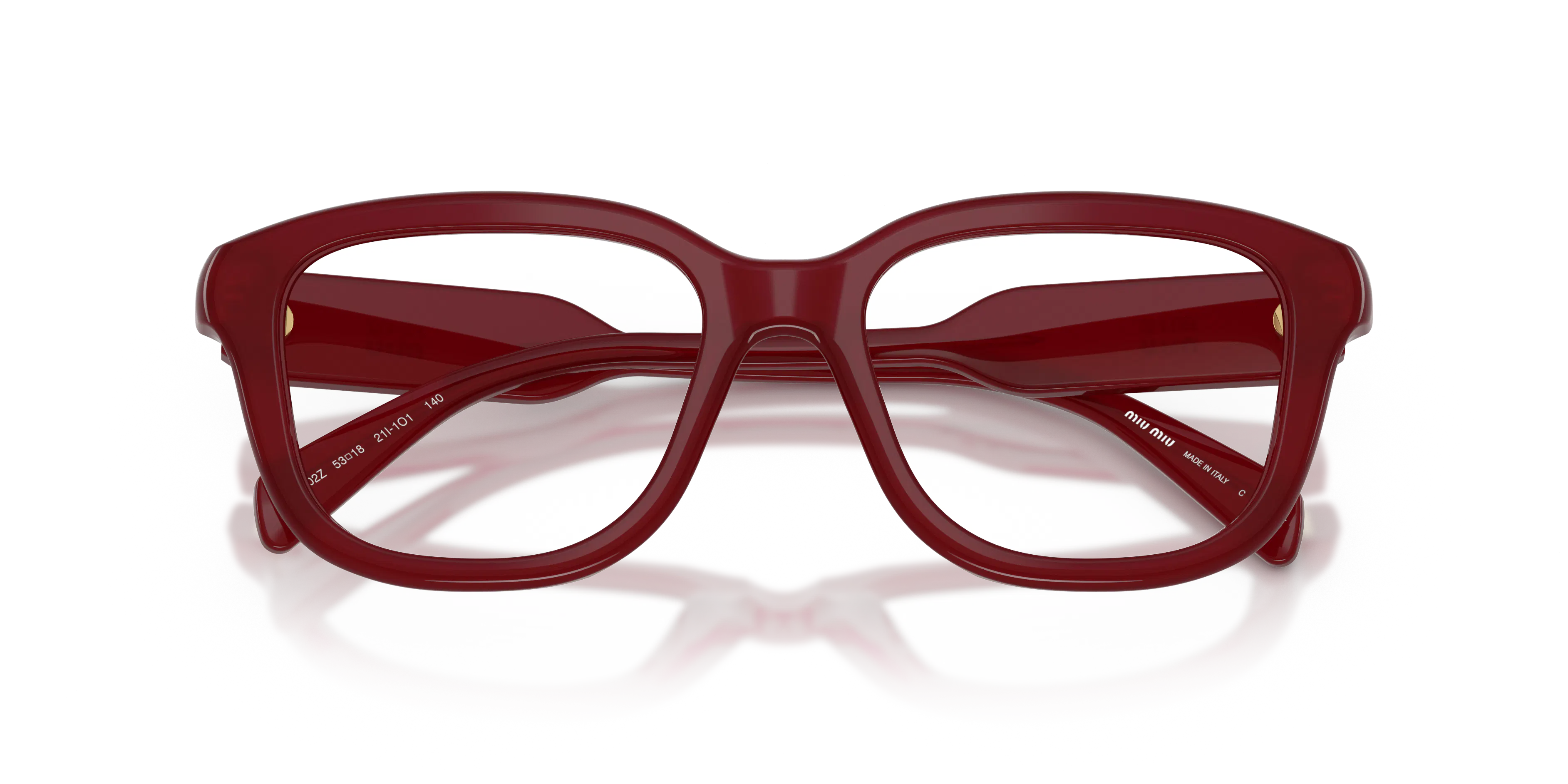 Folded, MIU MIU 0 MU 02ZV 21I1O1