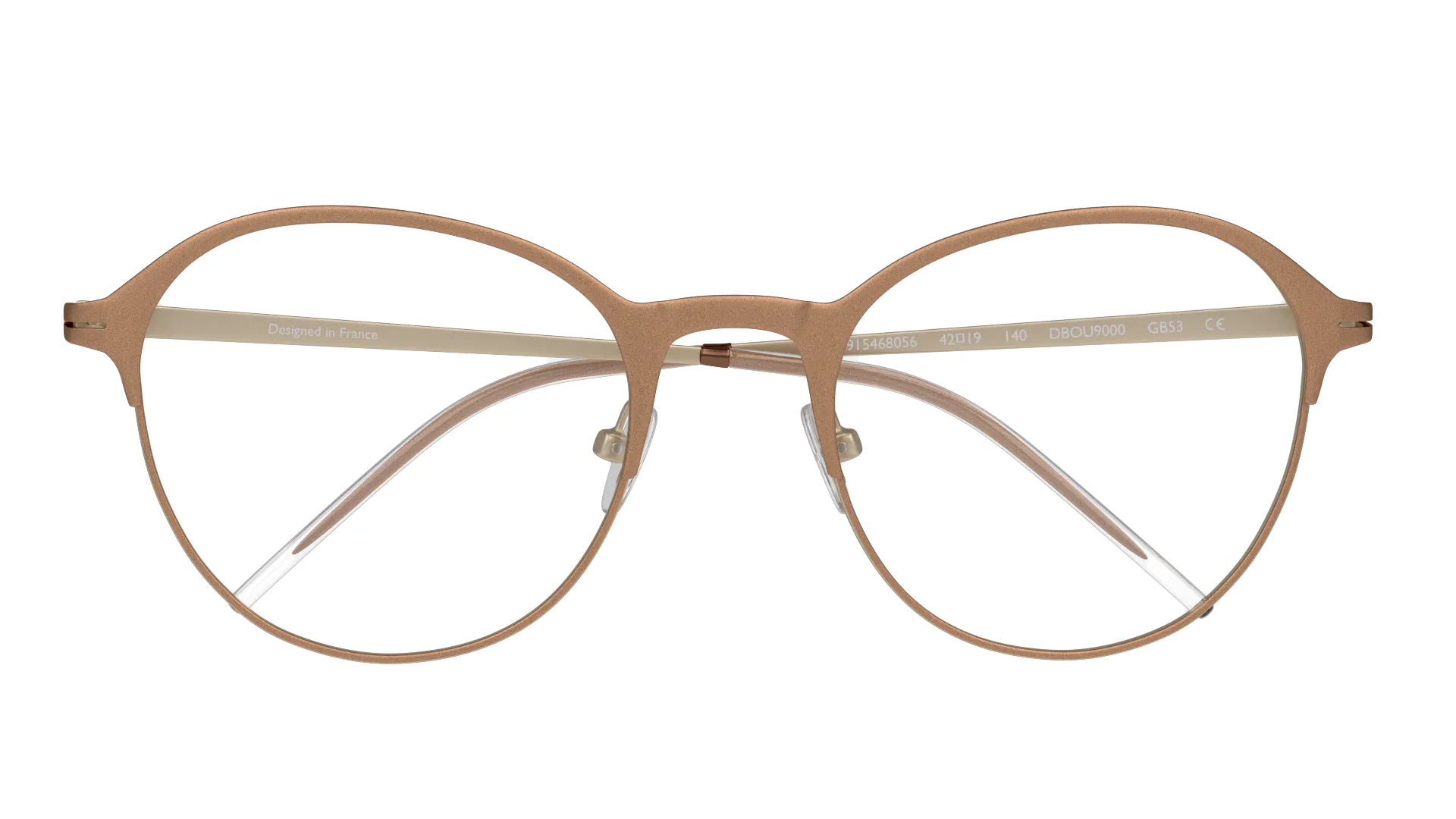 Folded, DbyD Titanium DBOU9000 Glasses