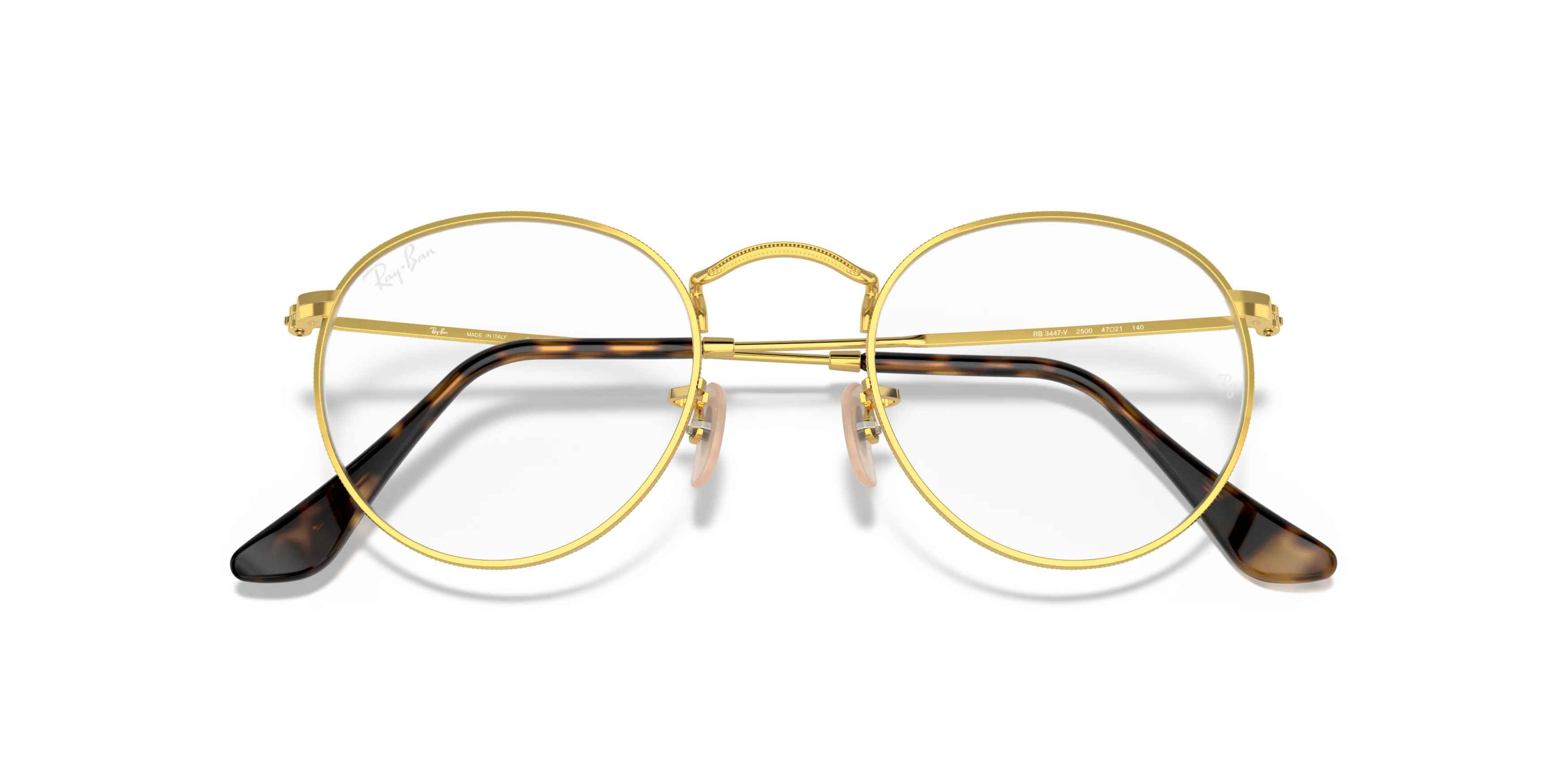 Ray-Ban ROUND METAL RB3447V 2620 | David Clulow