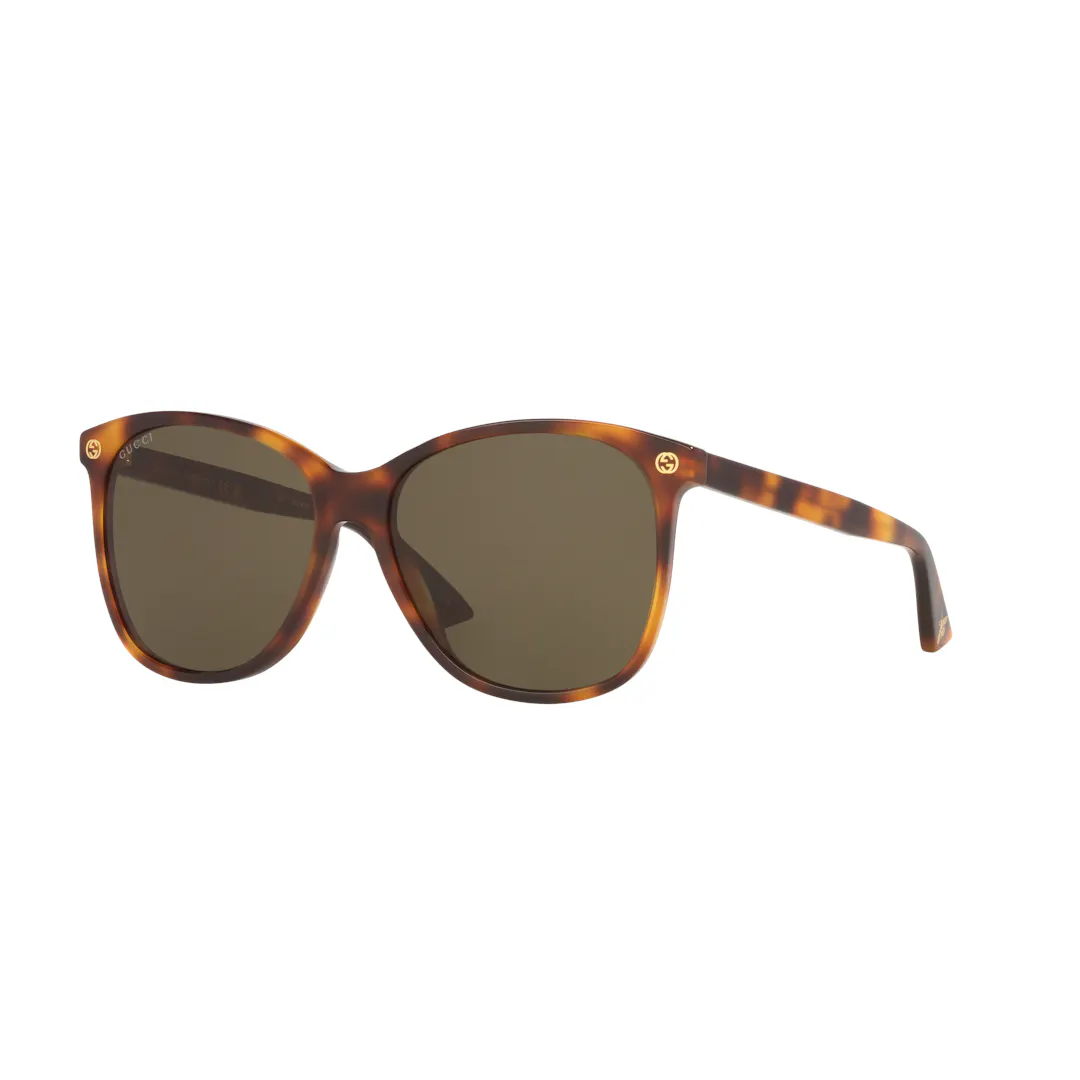 Gucci 0024S Solbriller - Runde Skildpadde Gucci 0024S Solbriller - Runde Skildpadde
