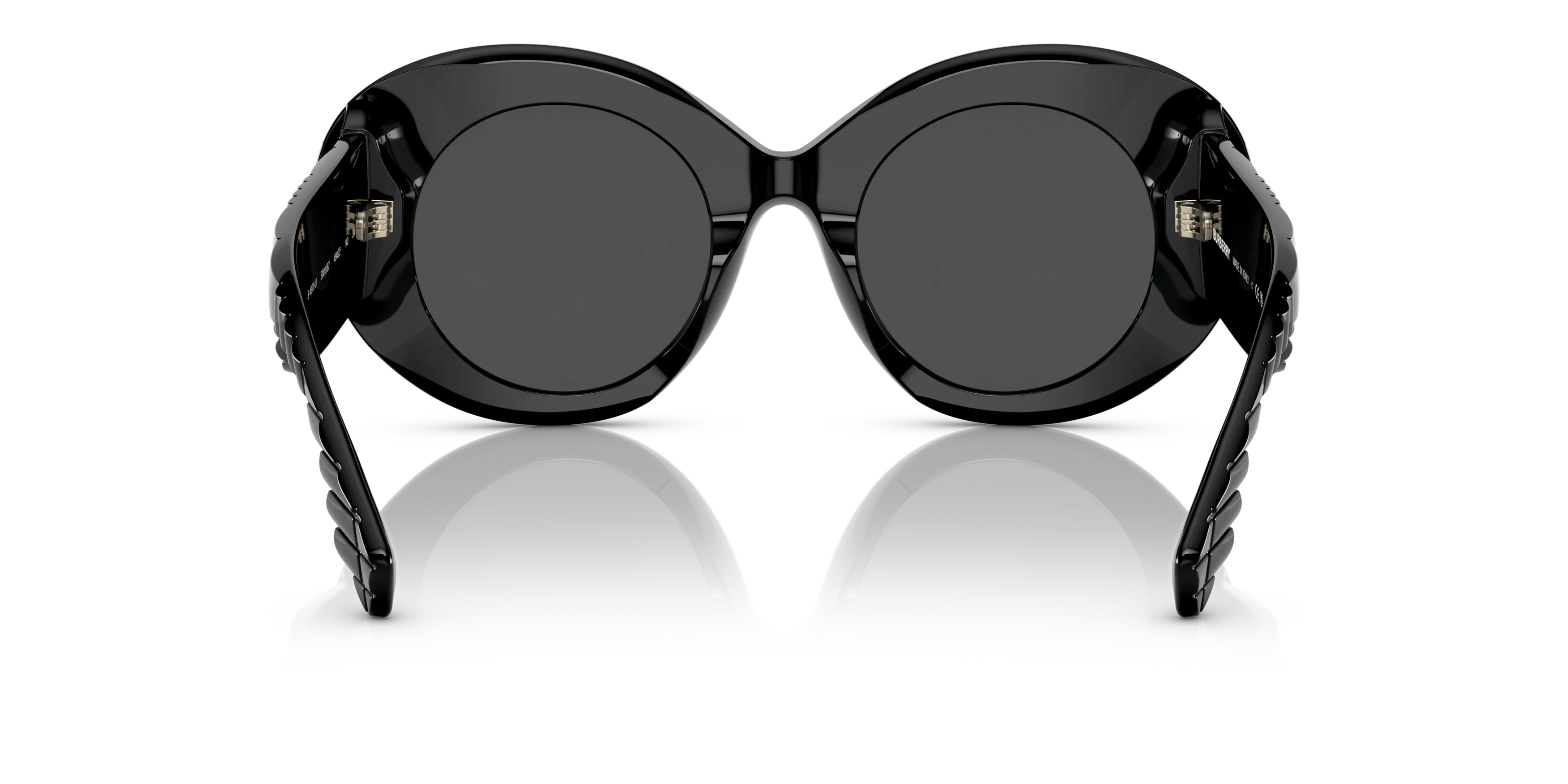 Burberry BE4370U Margot round Sunglasses with Black frame  display picture 2