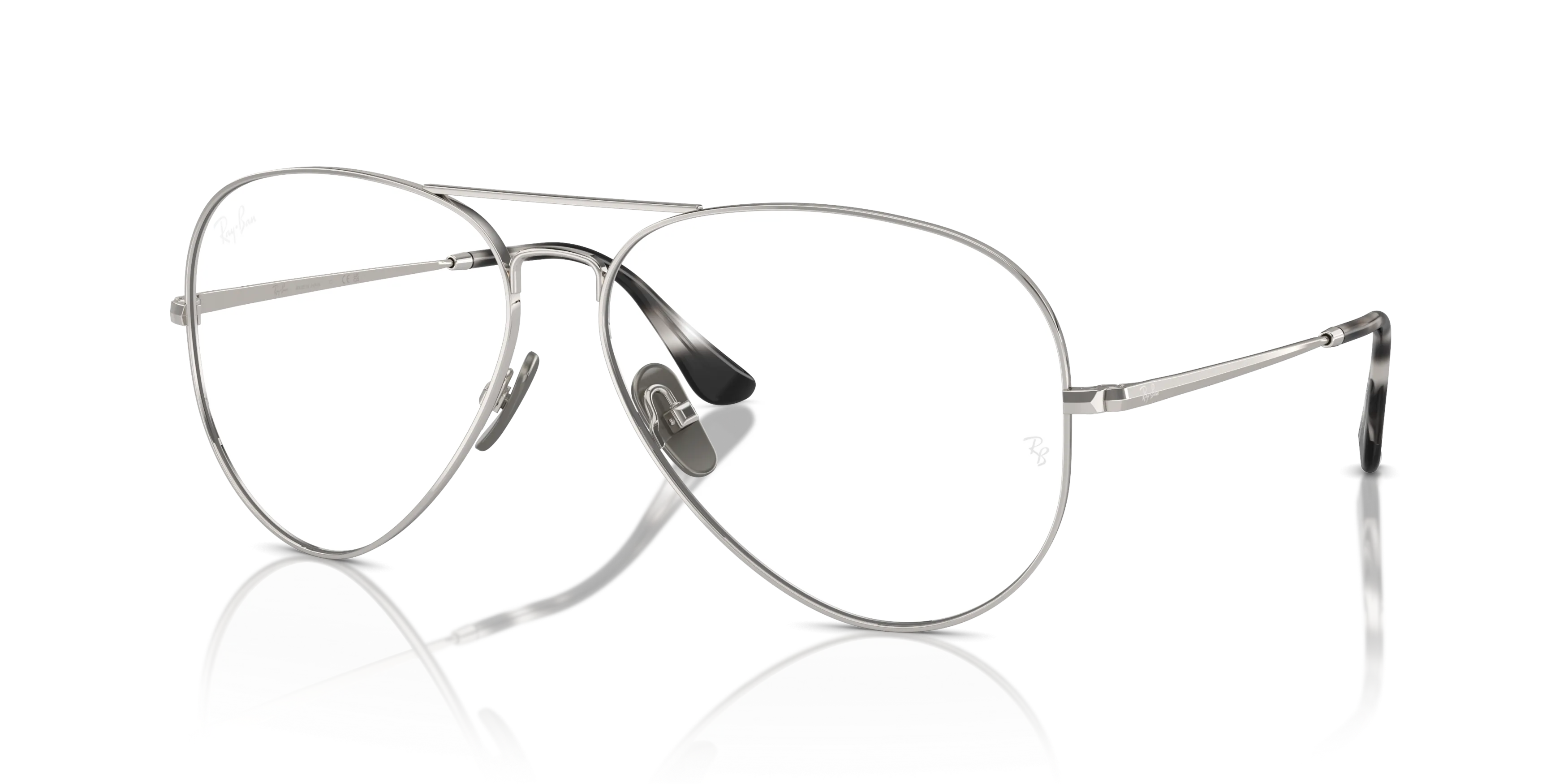 Angle_Left01, RAY-BAN Aviator Titanium Optics RX8789 1002