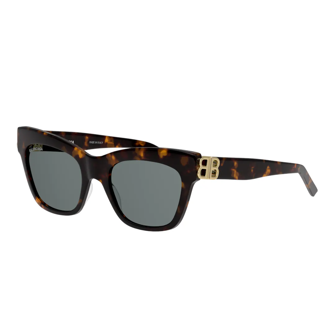 Balenciaga BB0132S Solbriller - Katteøjne Brun