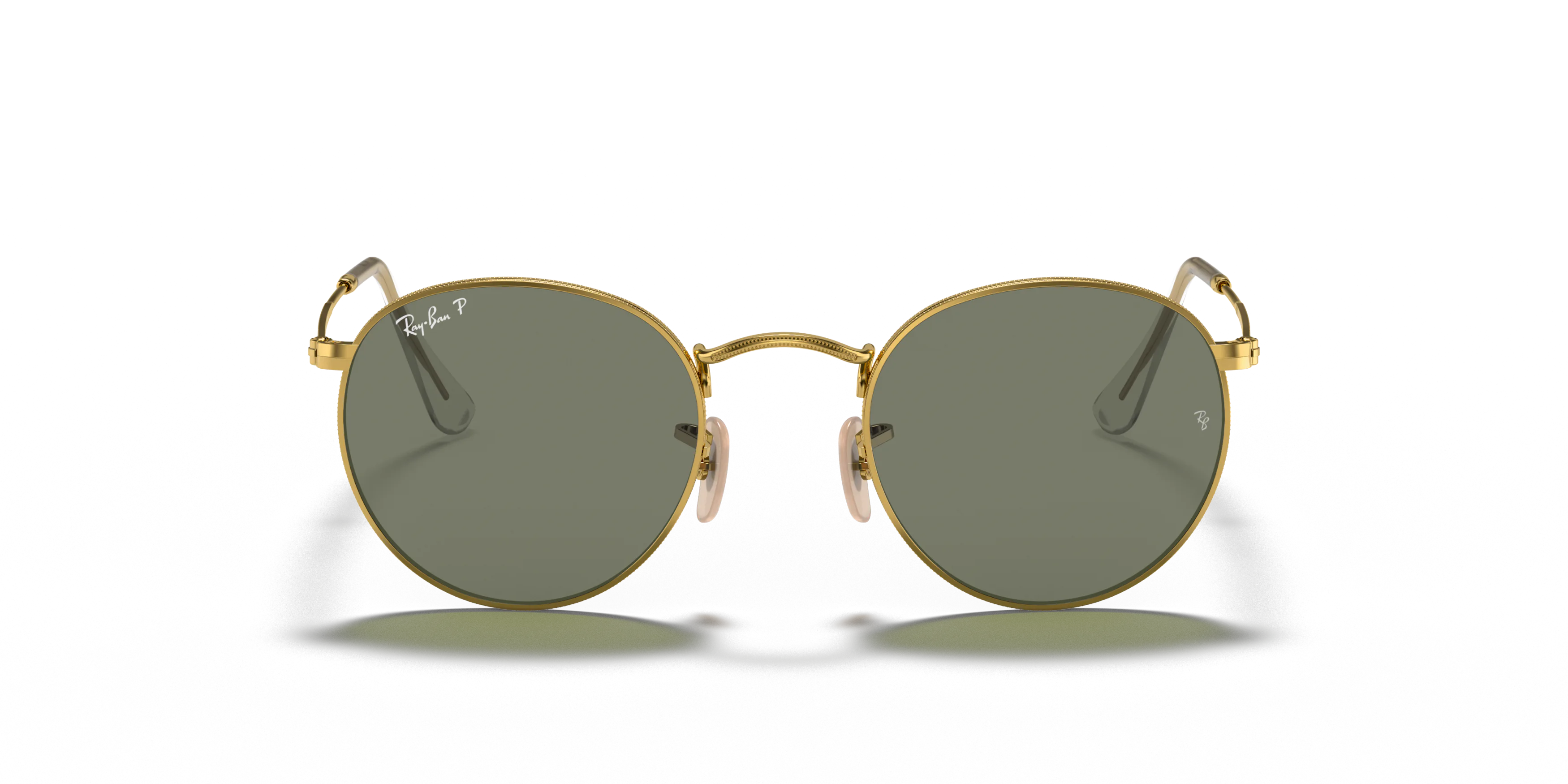 Front, Ray-Ban Polarizado Round metal RB3447 001/58