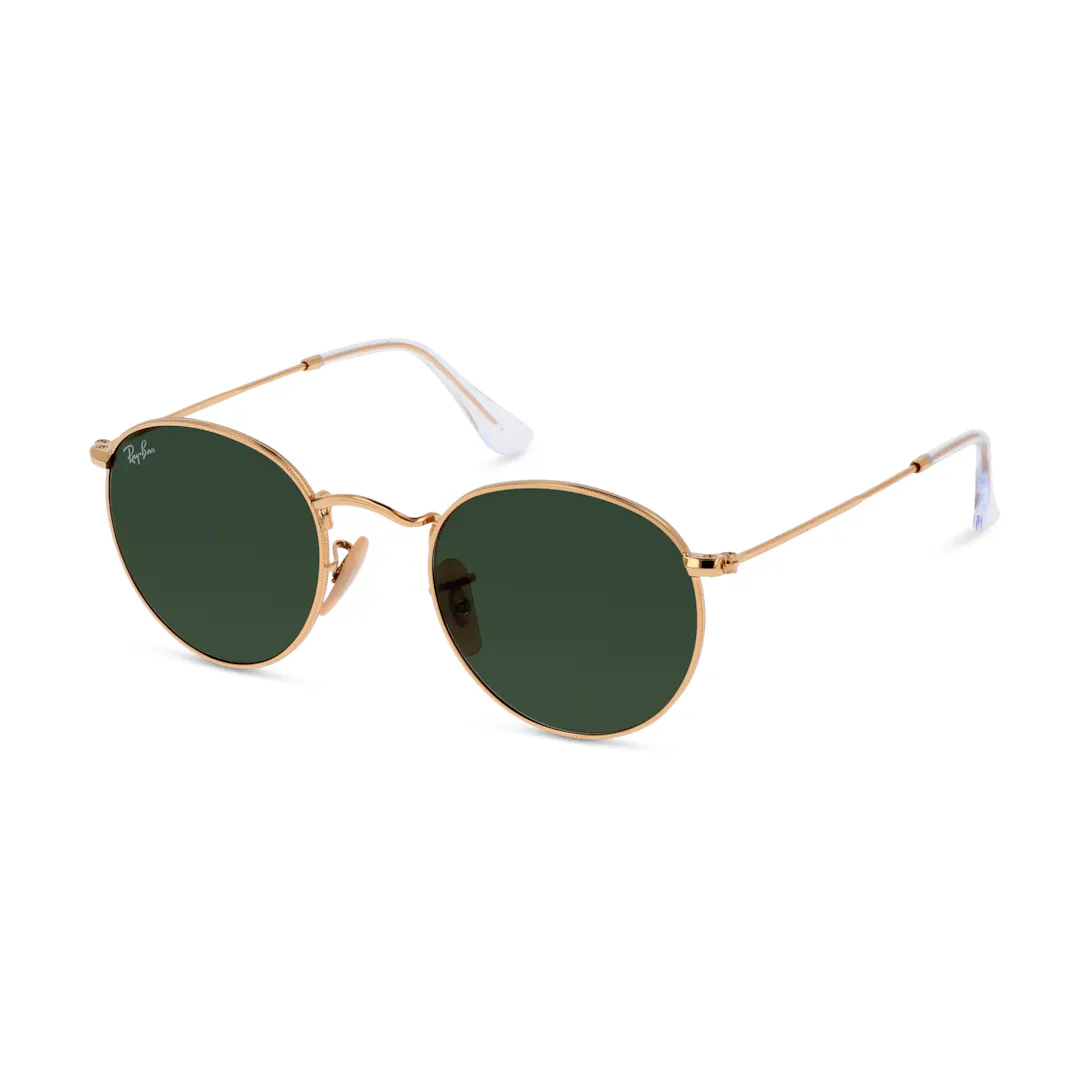 Ray-Ban Round Metal 0RB3447 Solbriller - Runde Guld billede