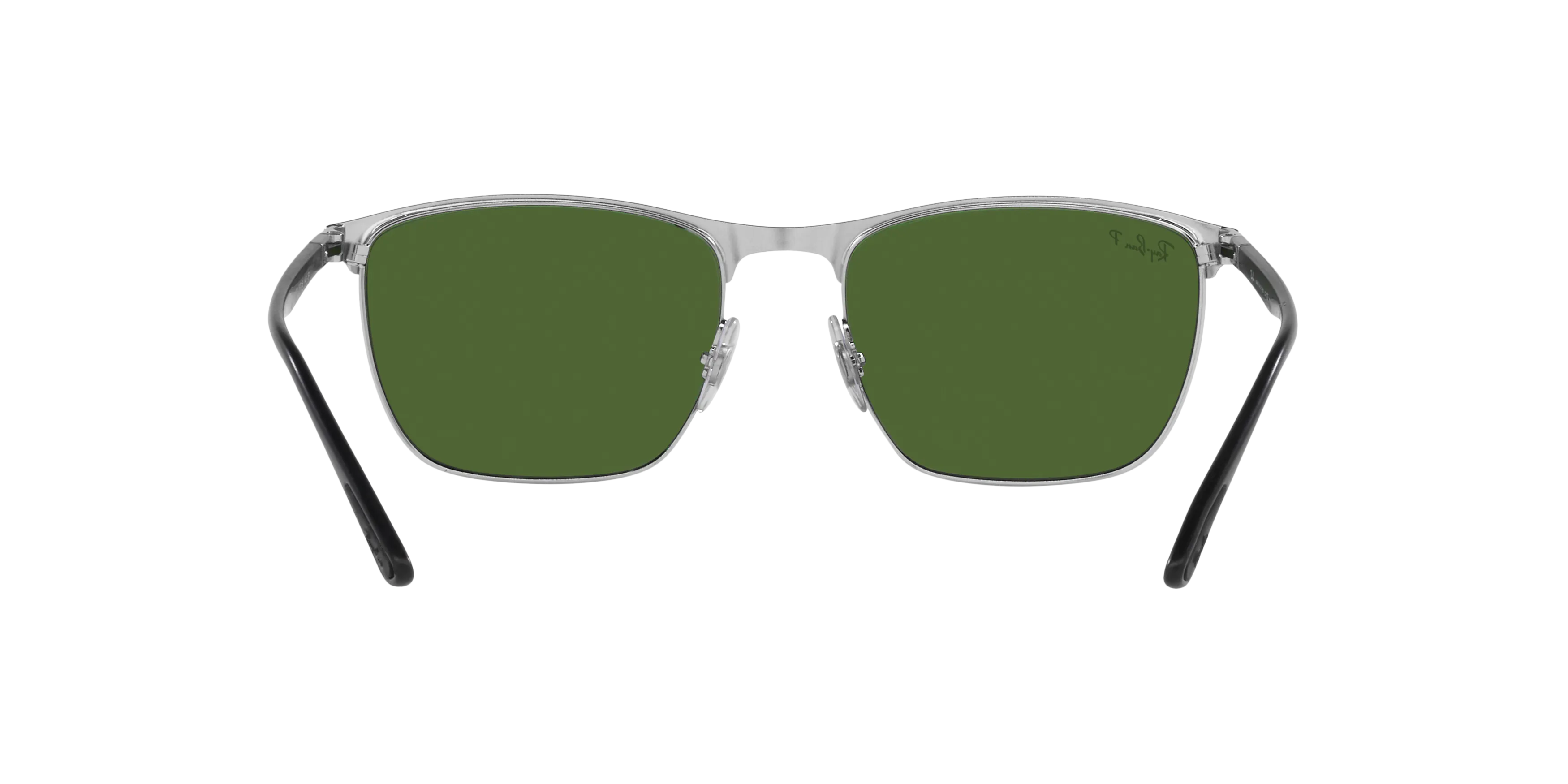 Ray Ban Rb3686 Ray-Ban RB3686 Chromance square Sunglasses with Black frame and Green ...