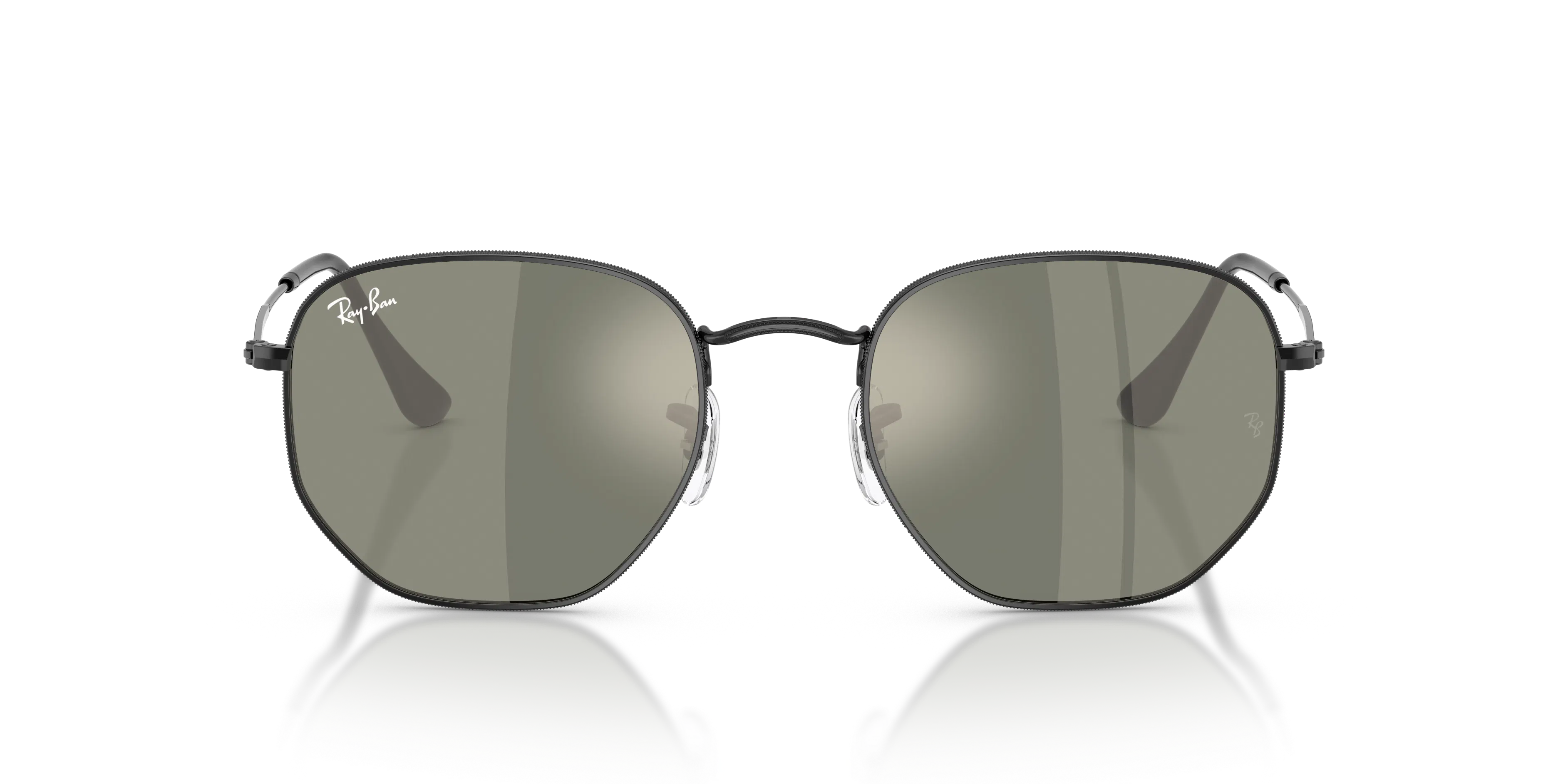 Front, Ray-Ban Hexagonal Flat Lenses RB3548N 002/39
