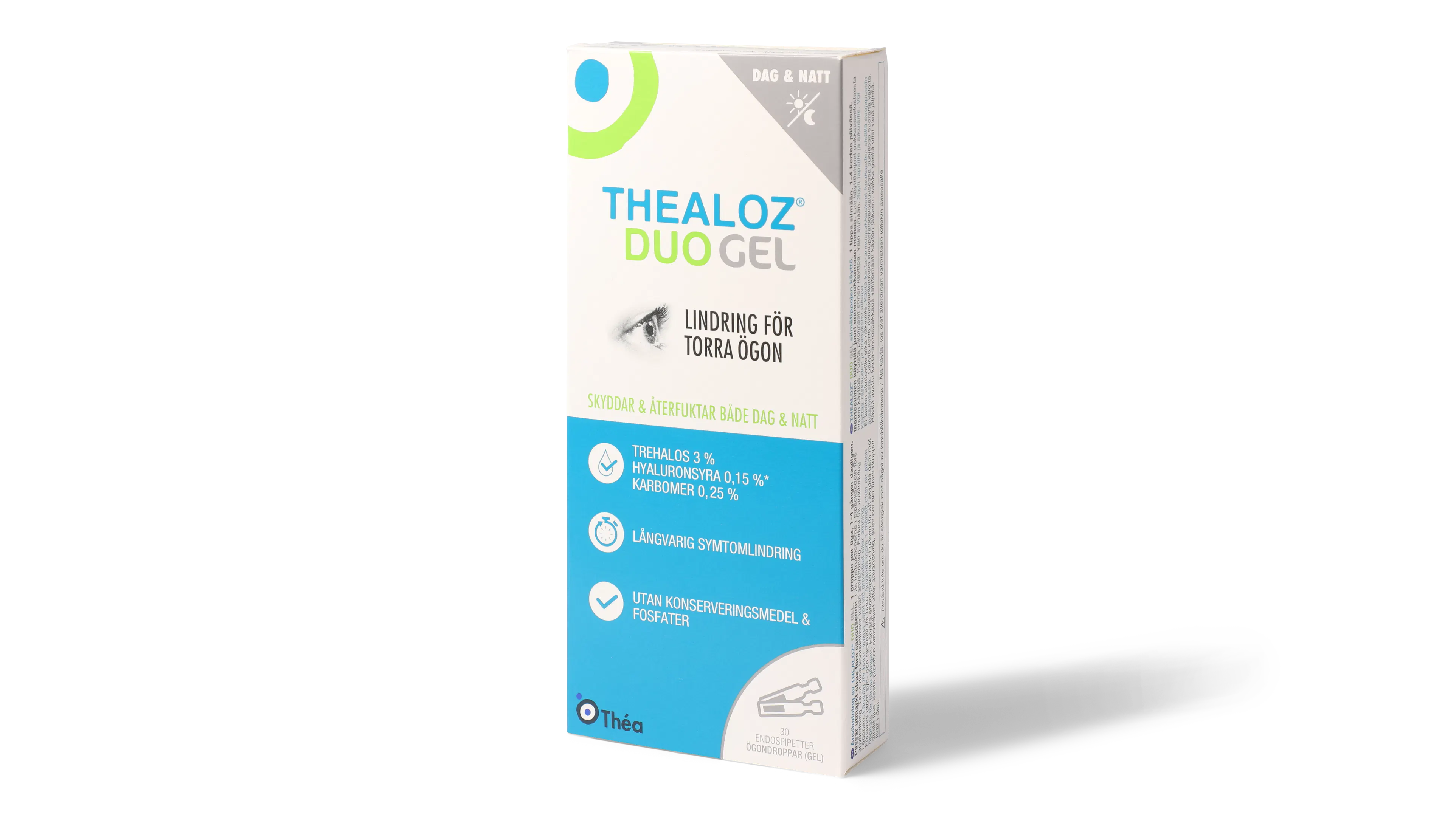 Angle_Left01, Thealoz Duo Gel För Torra Ögon 30x0,4 ml