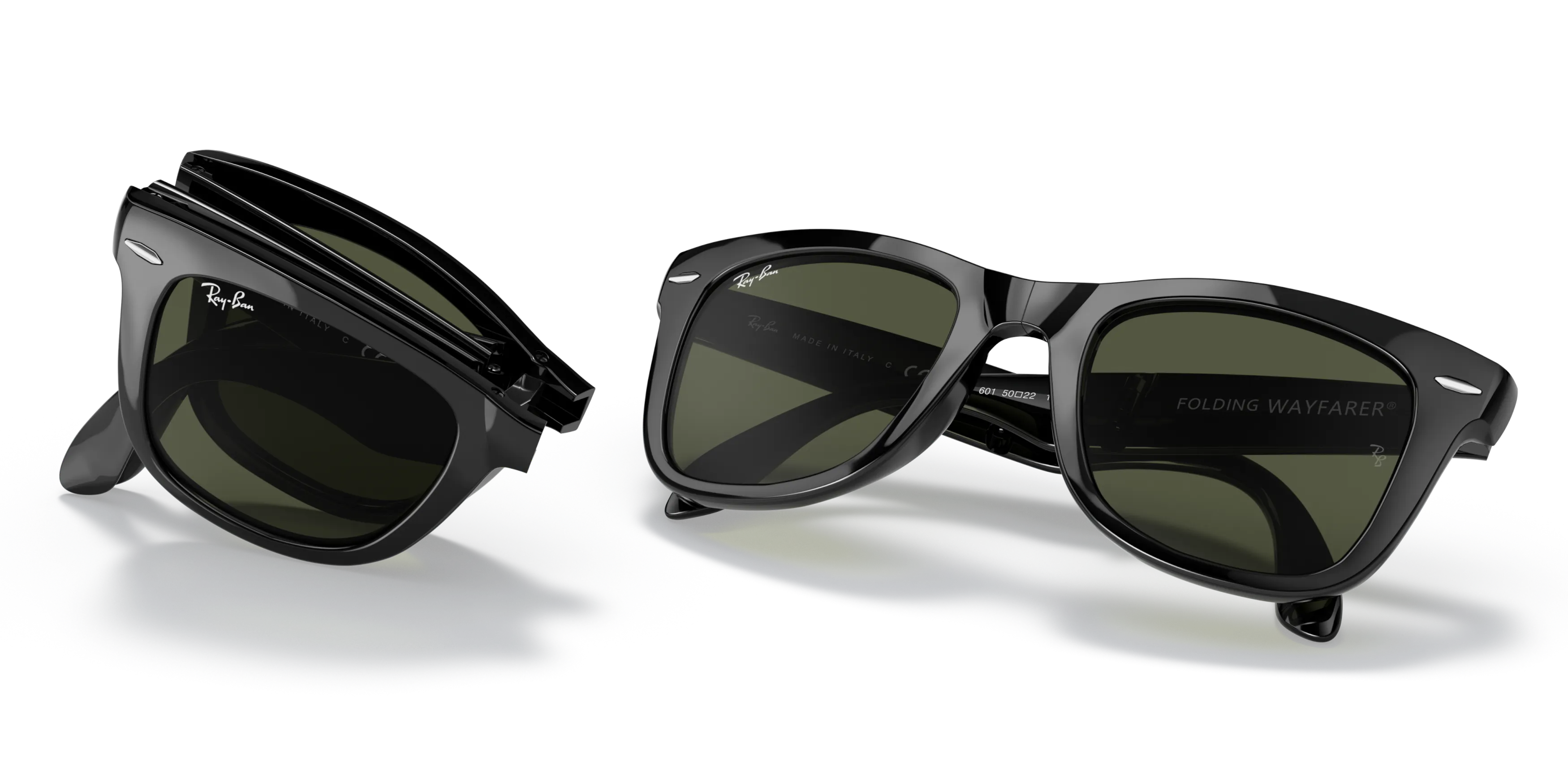 Detail05, Ray-Ban Wayfarer Folding Classic RB4105 601