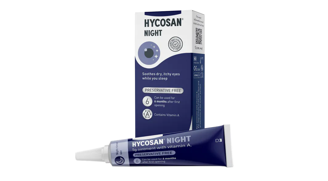 Angle_Left01, Hycosan Night Preservative Free Eye Ointment 1 x 5g