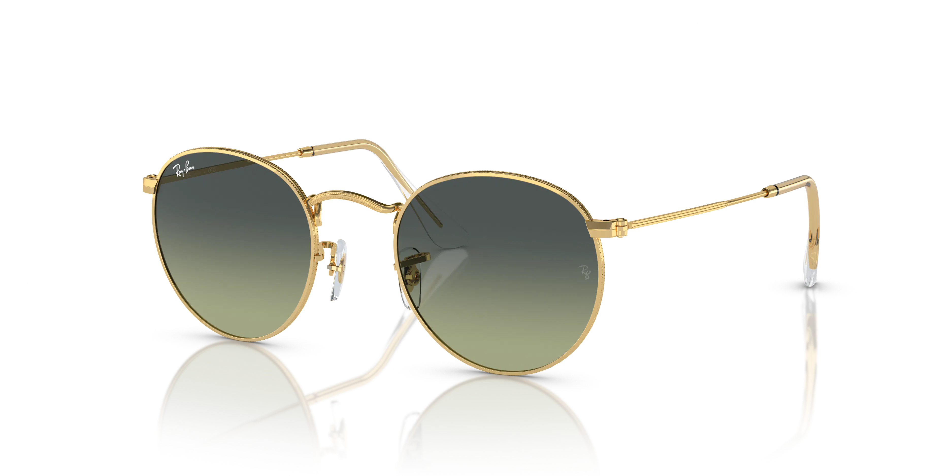 Angle_Left01, Ray-Ban ROUND METAL RB3447 001/BH