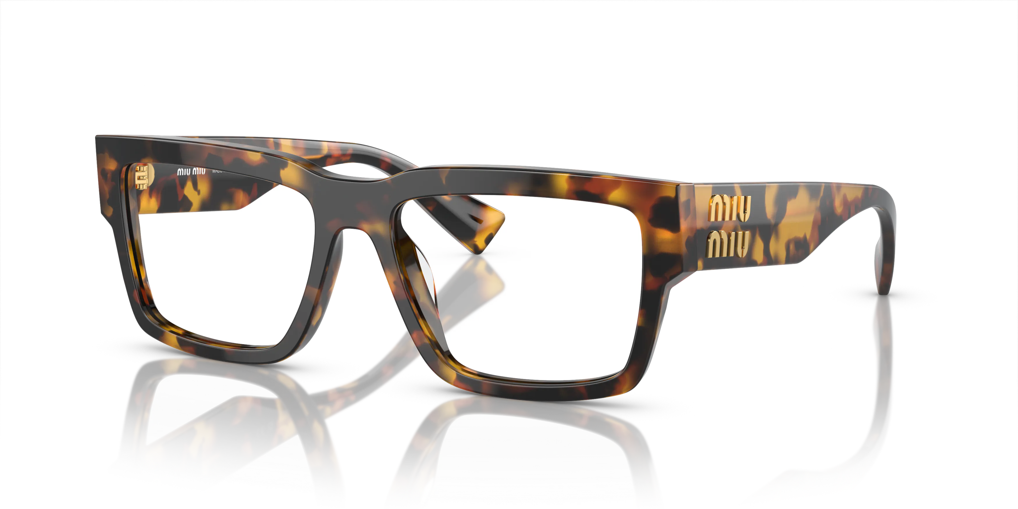 Miu Miu MU 02XV Acetate Glasses 54 - 17 - 140 Havana