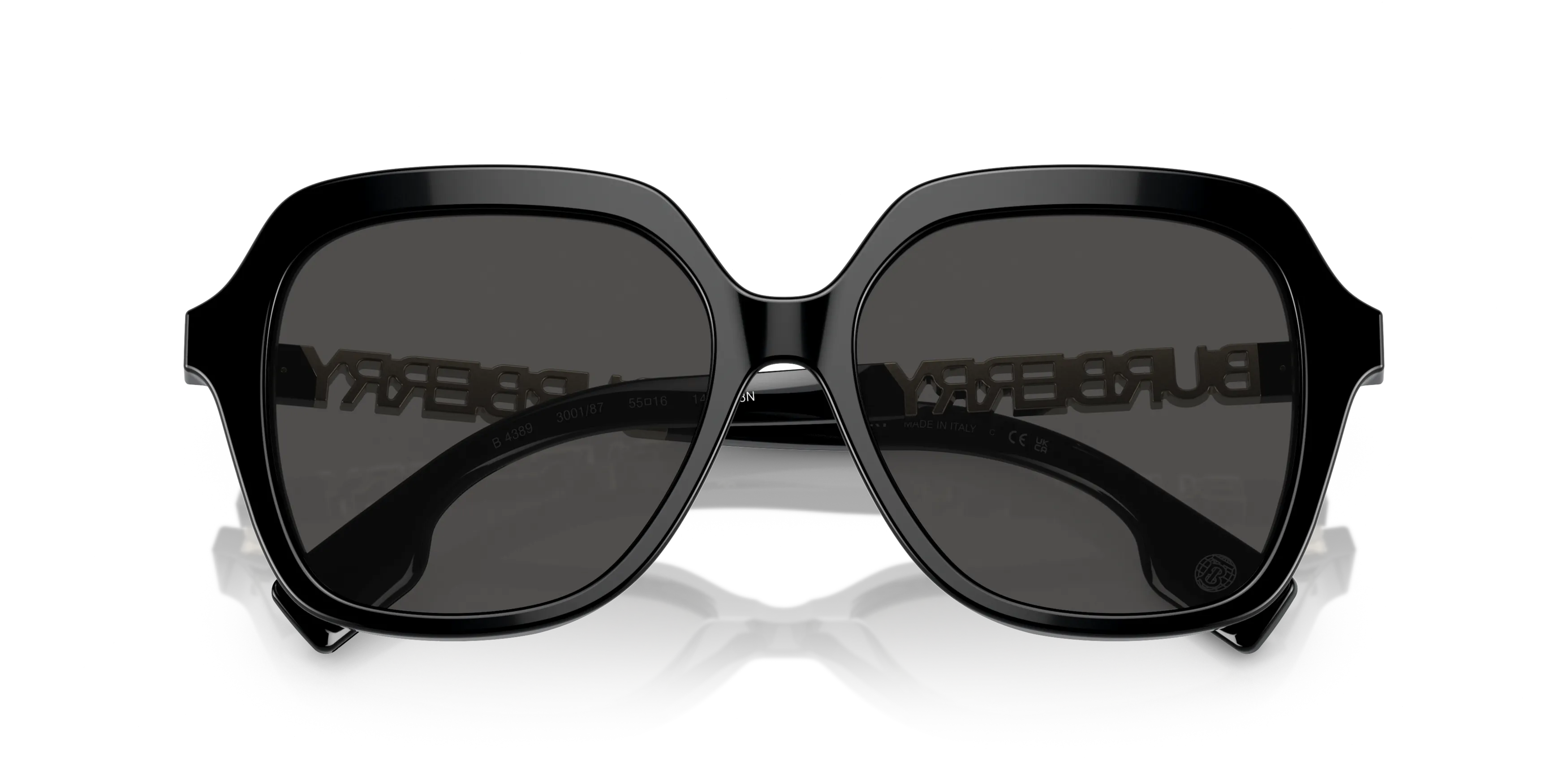 Burberry BE4389 zonnebril zwart kopen bij | Pearle Opticiens
