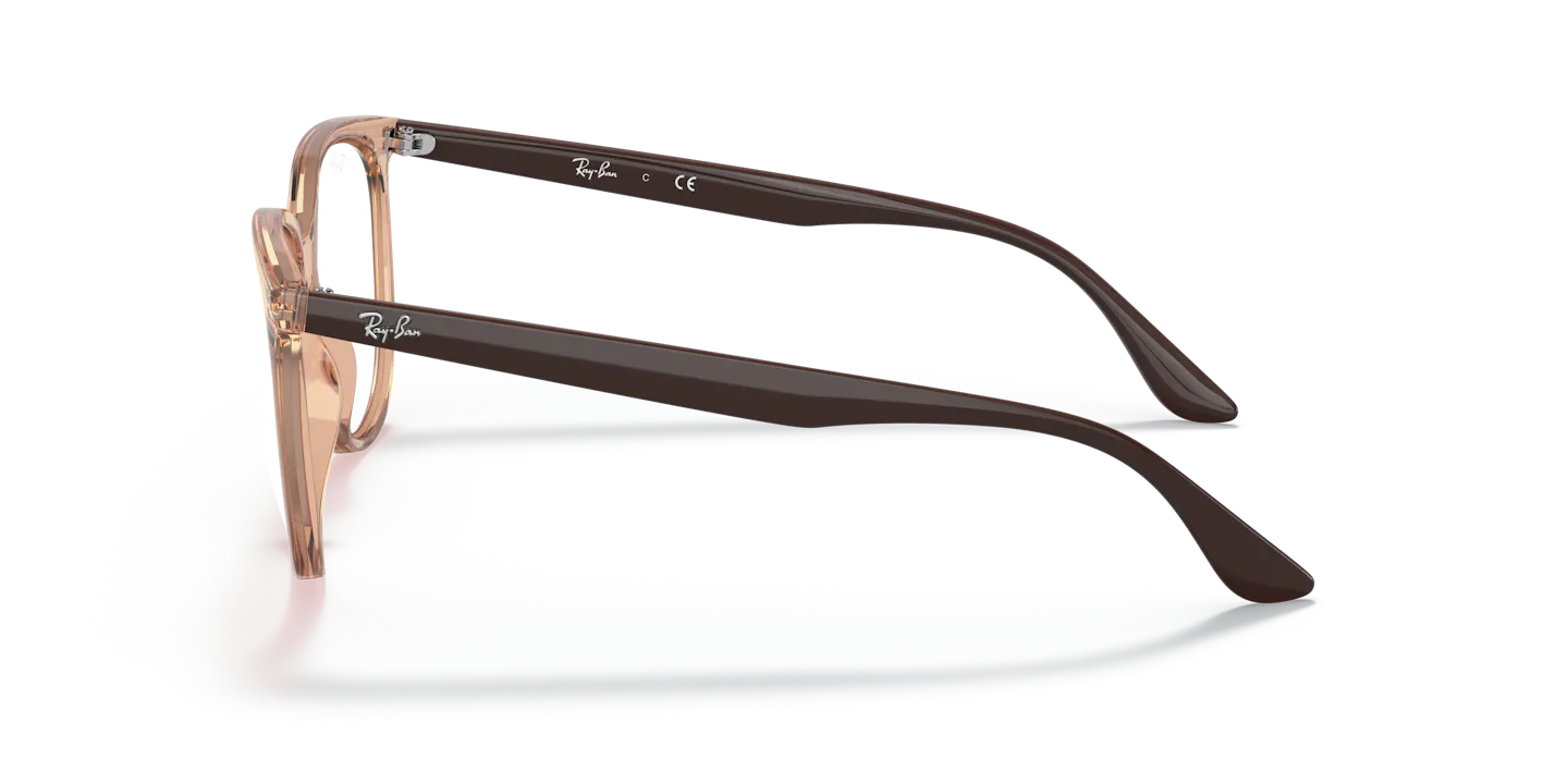 Ray-Ban RB4378V Glasses square Glasses with Brown frame | David Clulow