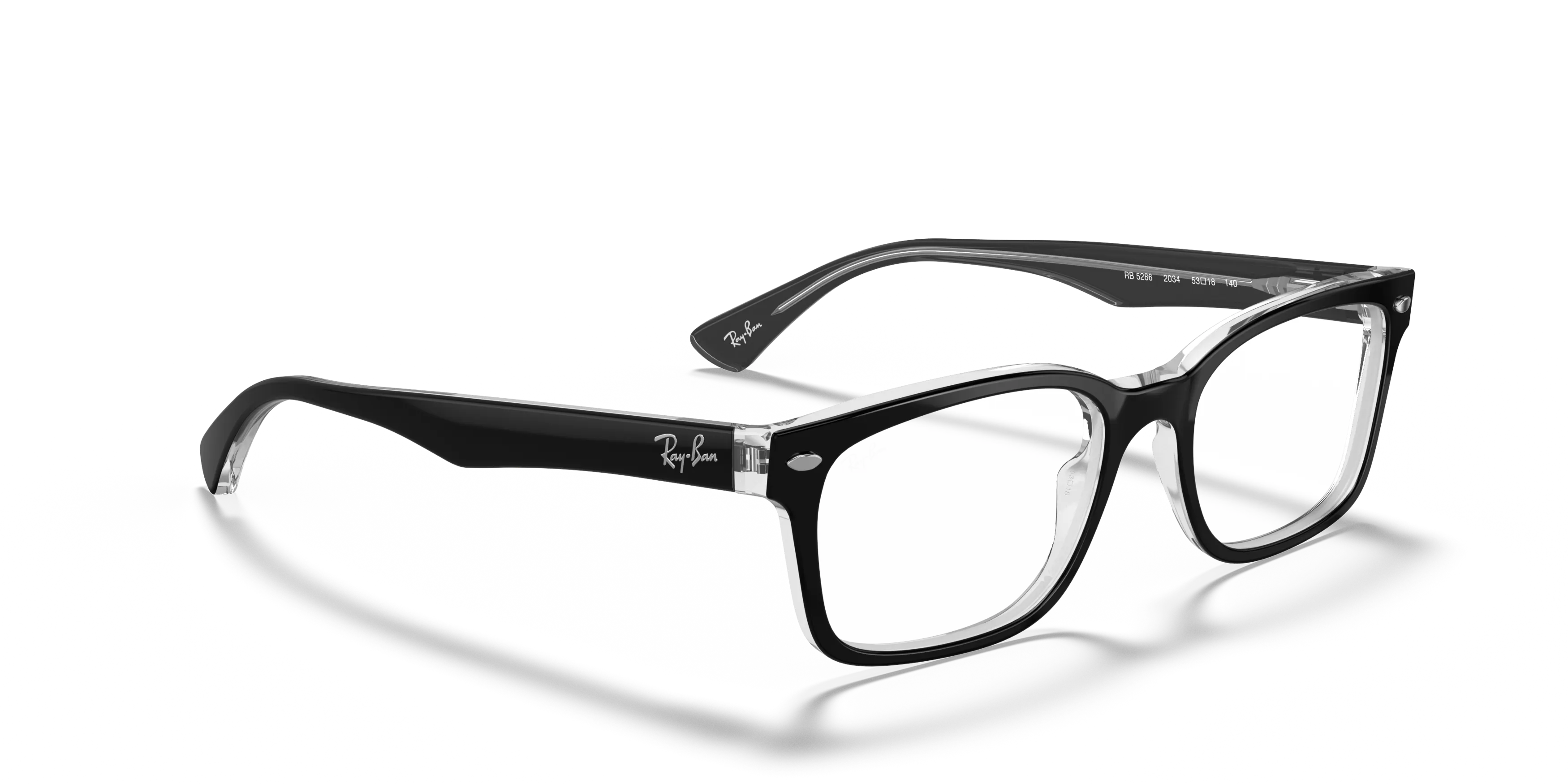 Ray-Ban RB 5286 ブラックフレーム メガネ Ray-Ban Glasses RX 5286 | Black Frames | Vision Express