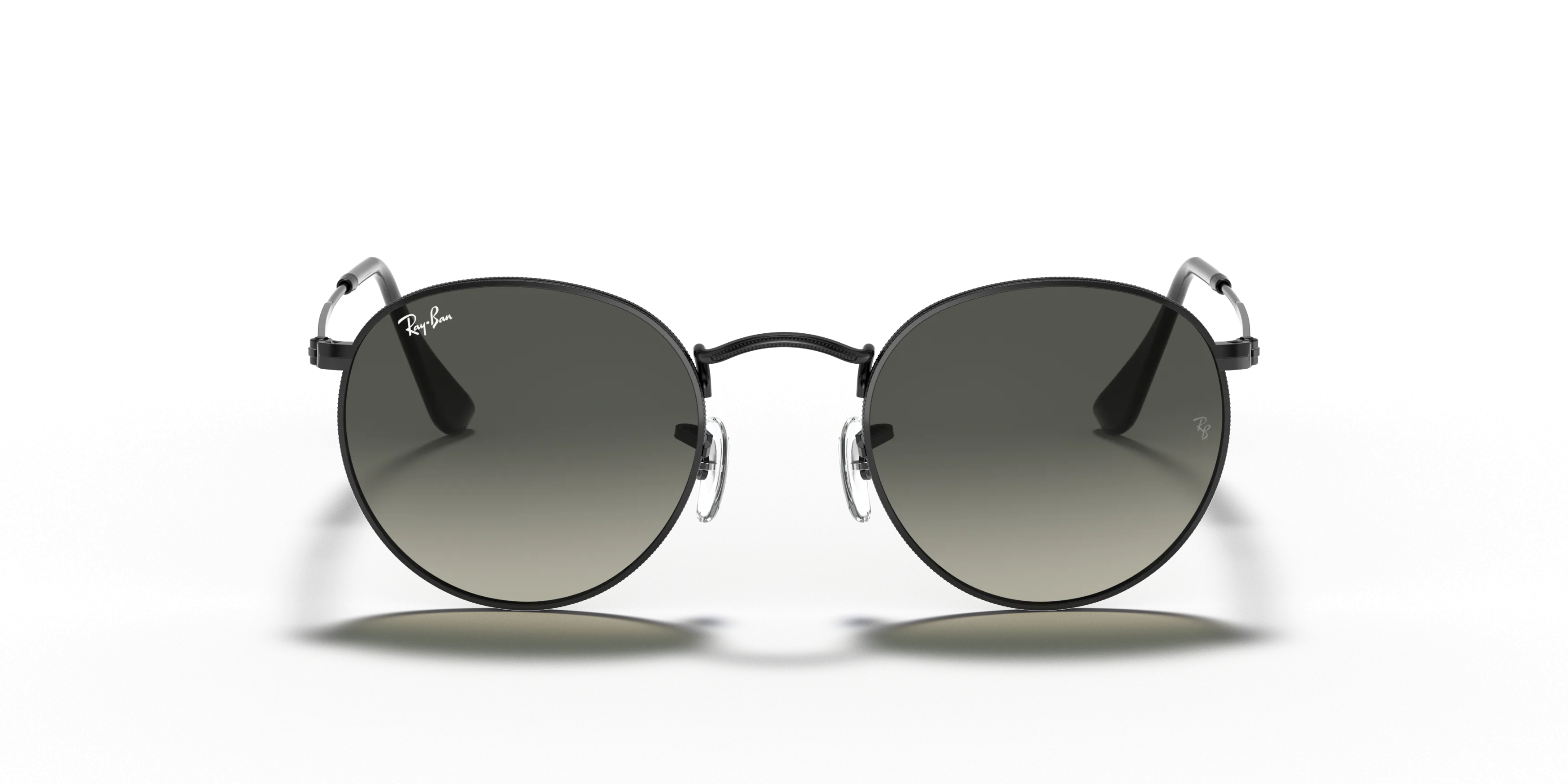 Front, Ray-Ban Round Flat Lenses RB3447N 002/71