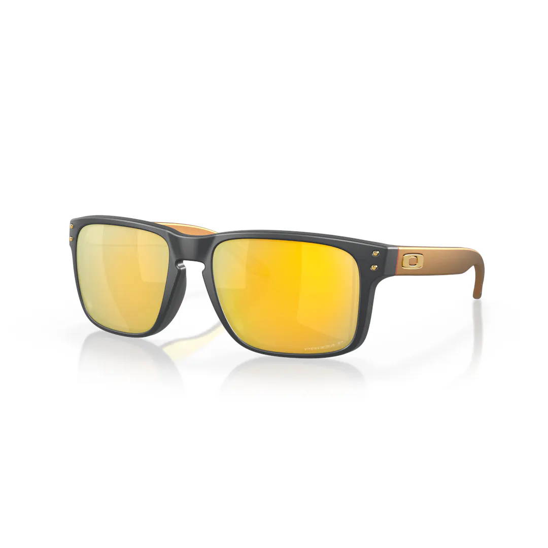 Oakley Holbrook 0OO9102 Solbriller - Firkantede Grå Polariserede og Spejlvendte Linser