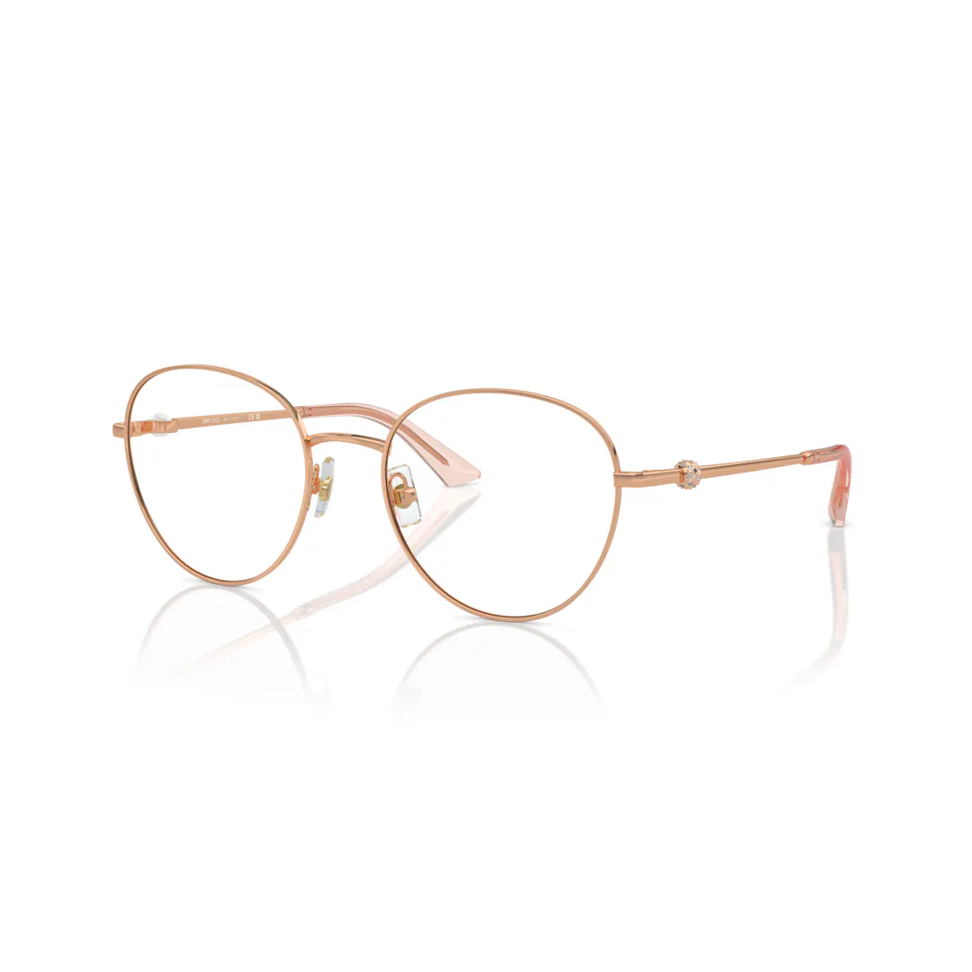 Photos - Glasses & Contact Lenses JIMMY CHOO JC2004HB Gold