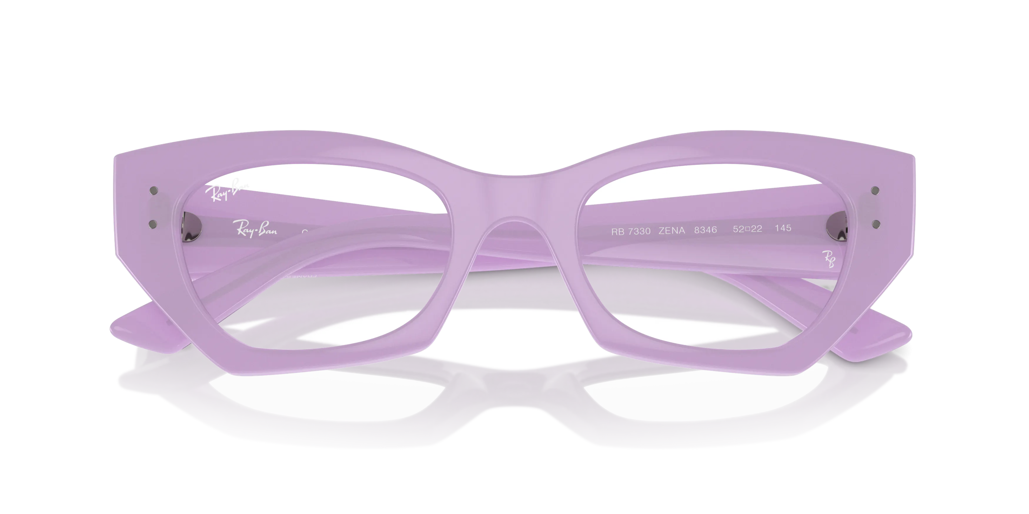 Folded, RAY-BAN Zena Optics Bio-based RX7330 8346