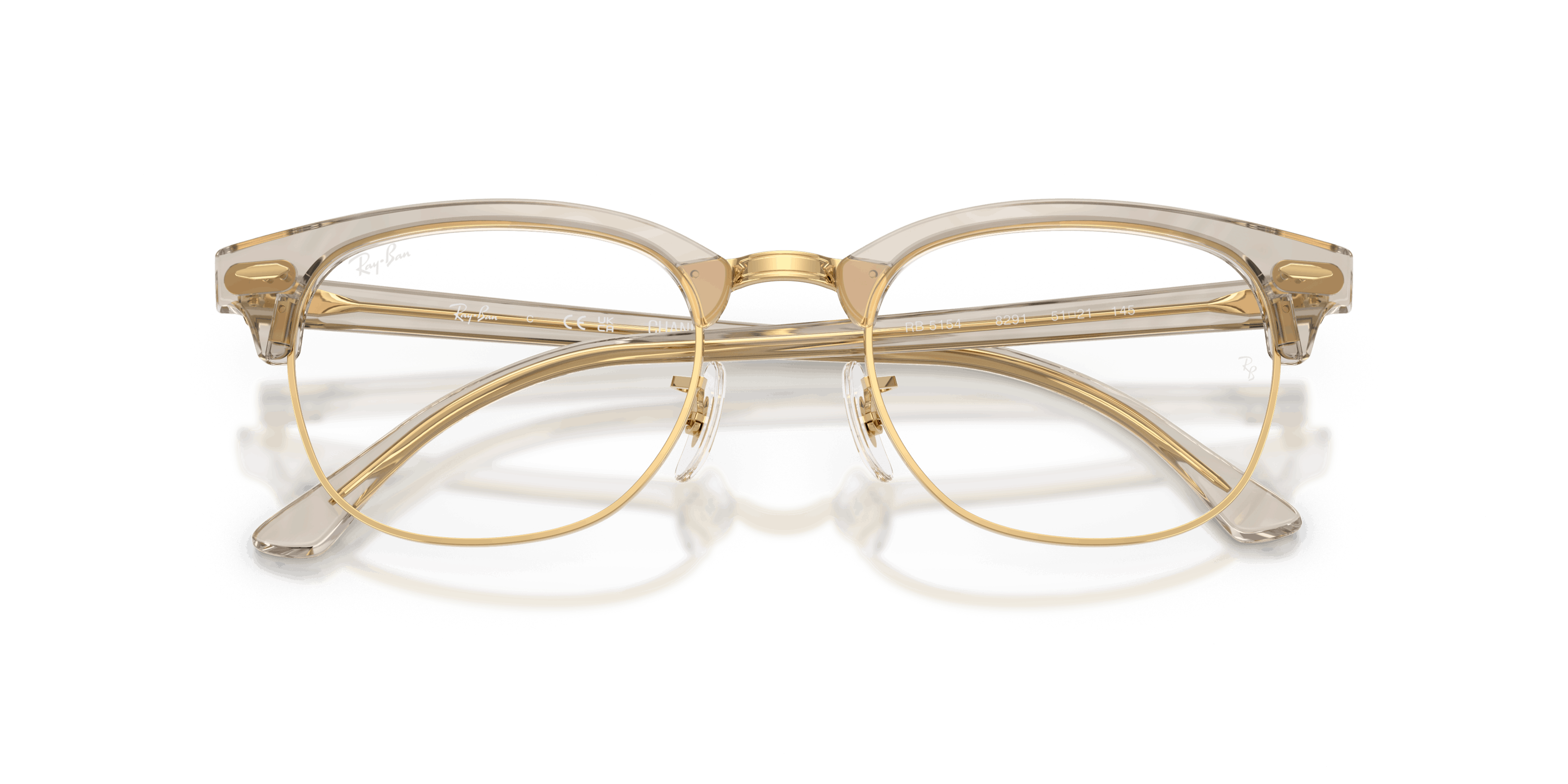 Folded, Ray-Ban CLUBMASTER RB5154 8291