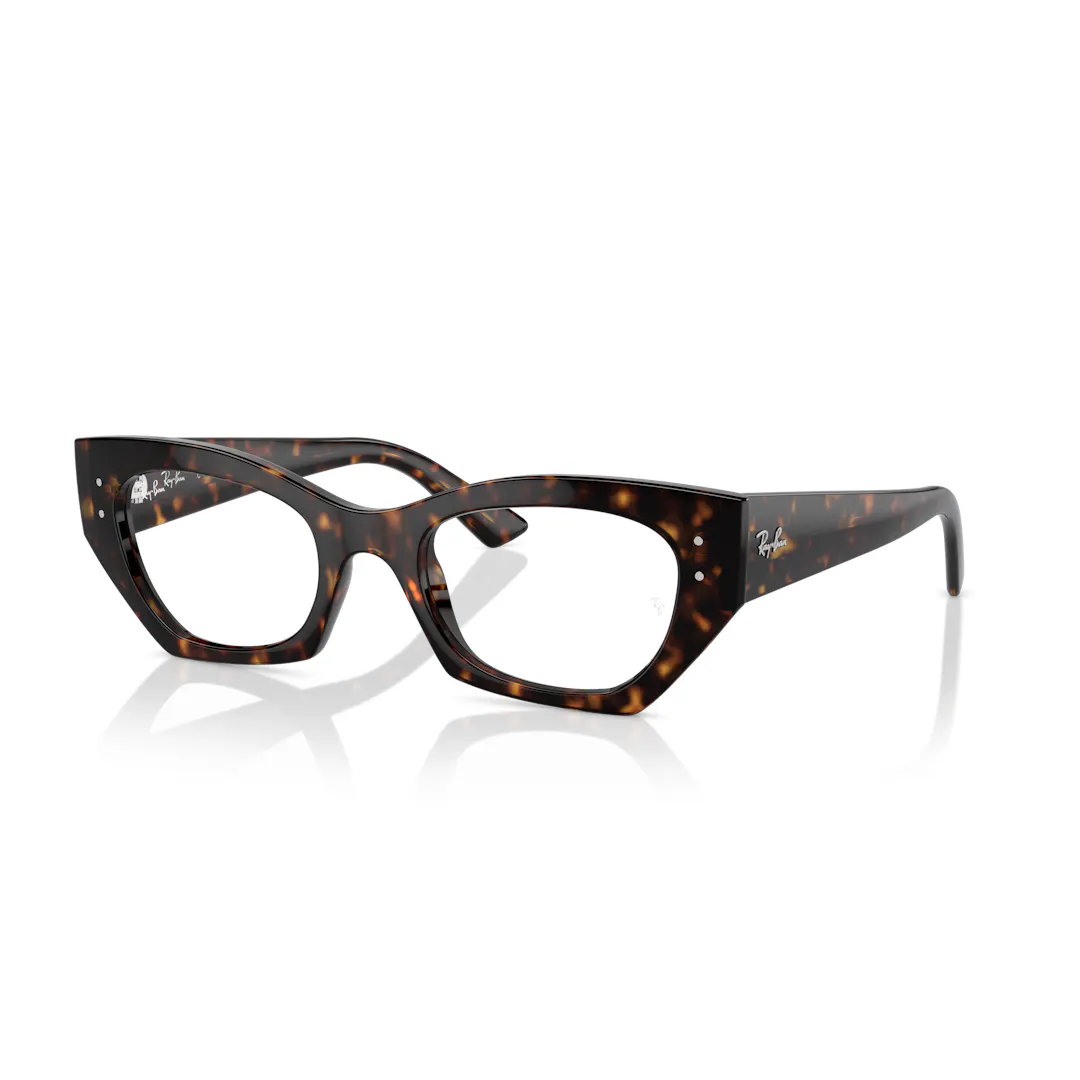 Photos - Glasses & Contact Lenses Ray-Ban Zena Bio-Based RX 7330 Tortoise Shell