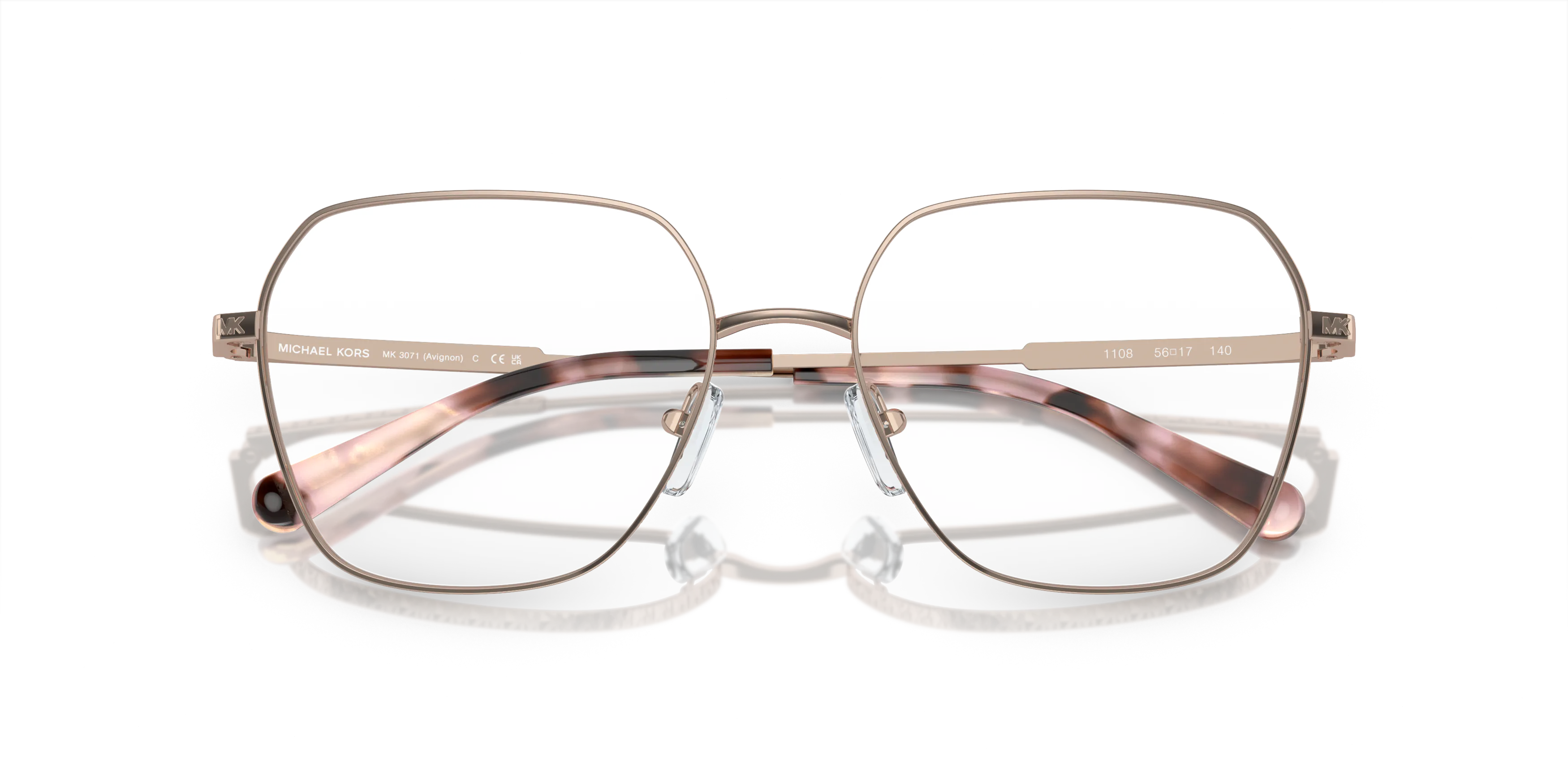 Monturas Michael Kors Avignon MK3071 1108 de Mujer en color Oro ...