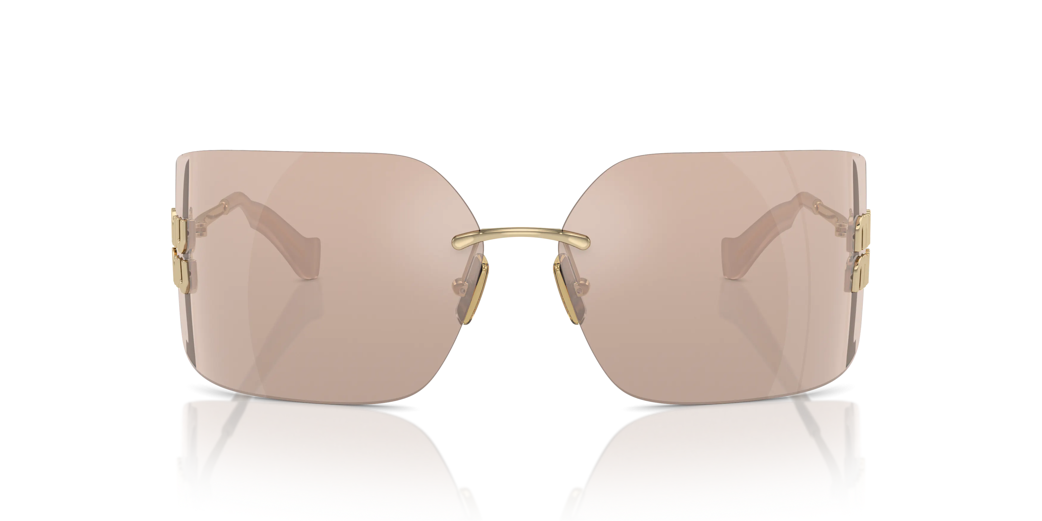 Front, Miu Miu 0MU 54YS ZVN20F Solglasögon