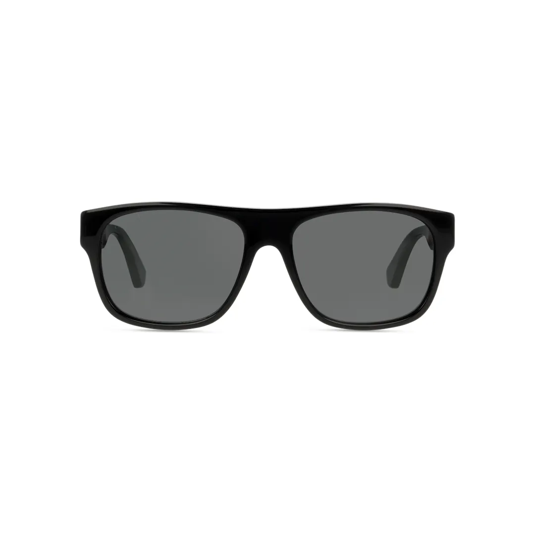 Gucci GG0341S Solbriller - Firkantede Sort Gucci GG0341S Solbriller - Firkantede Sort