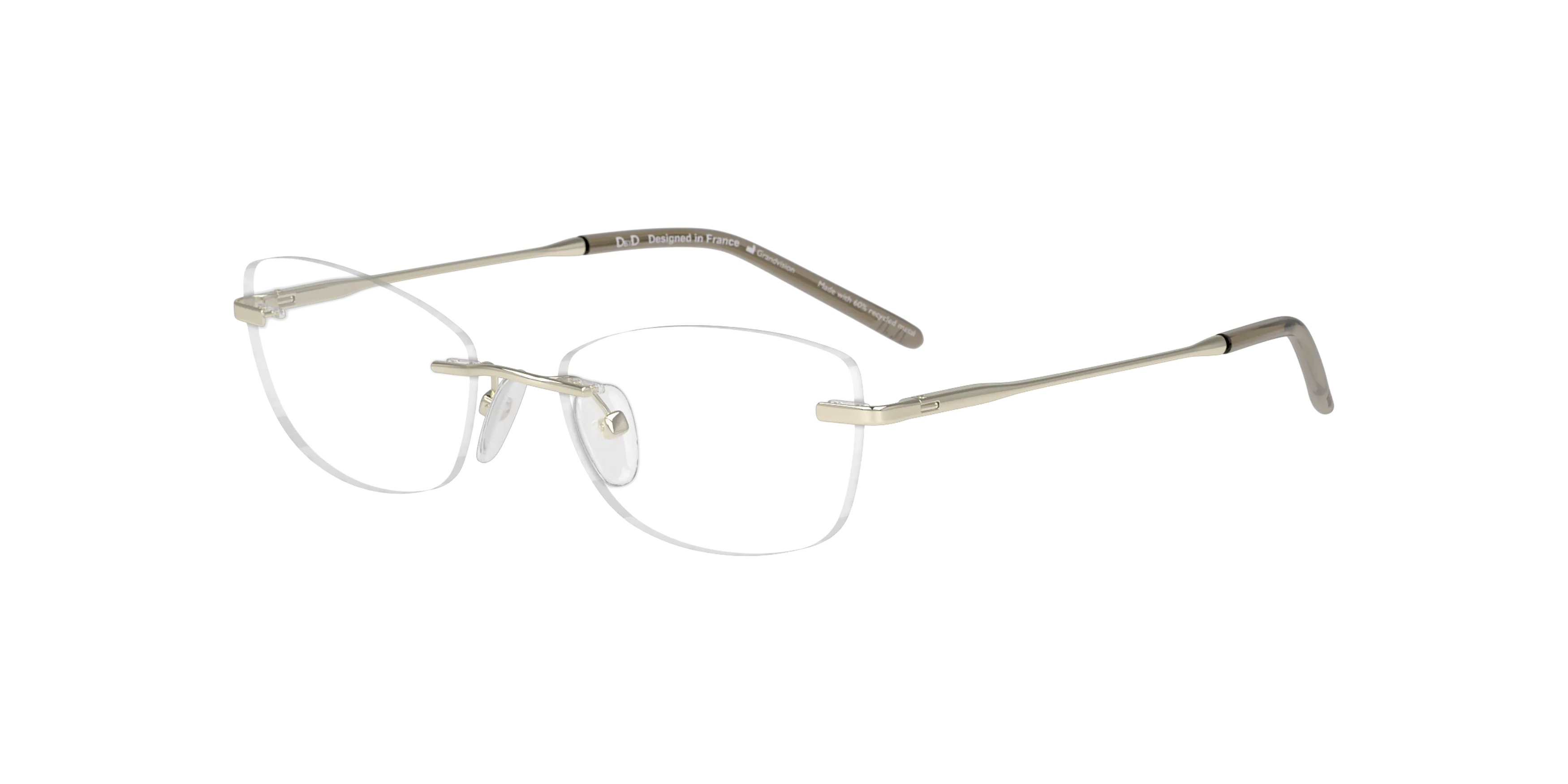 Angle_Left01, DbyD Re.Metal DB OF7004 Glasses