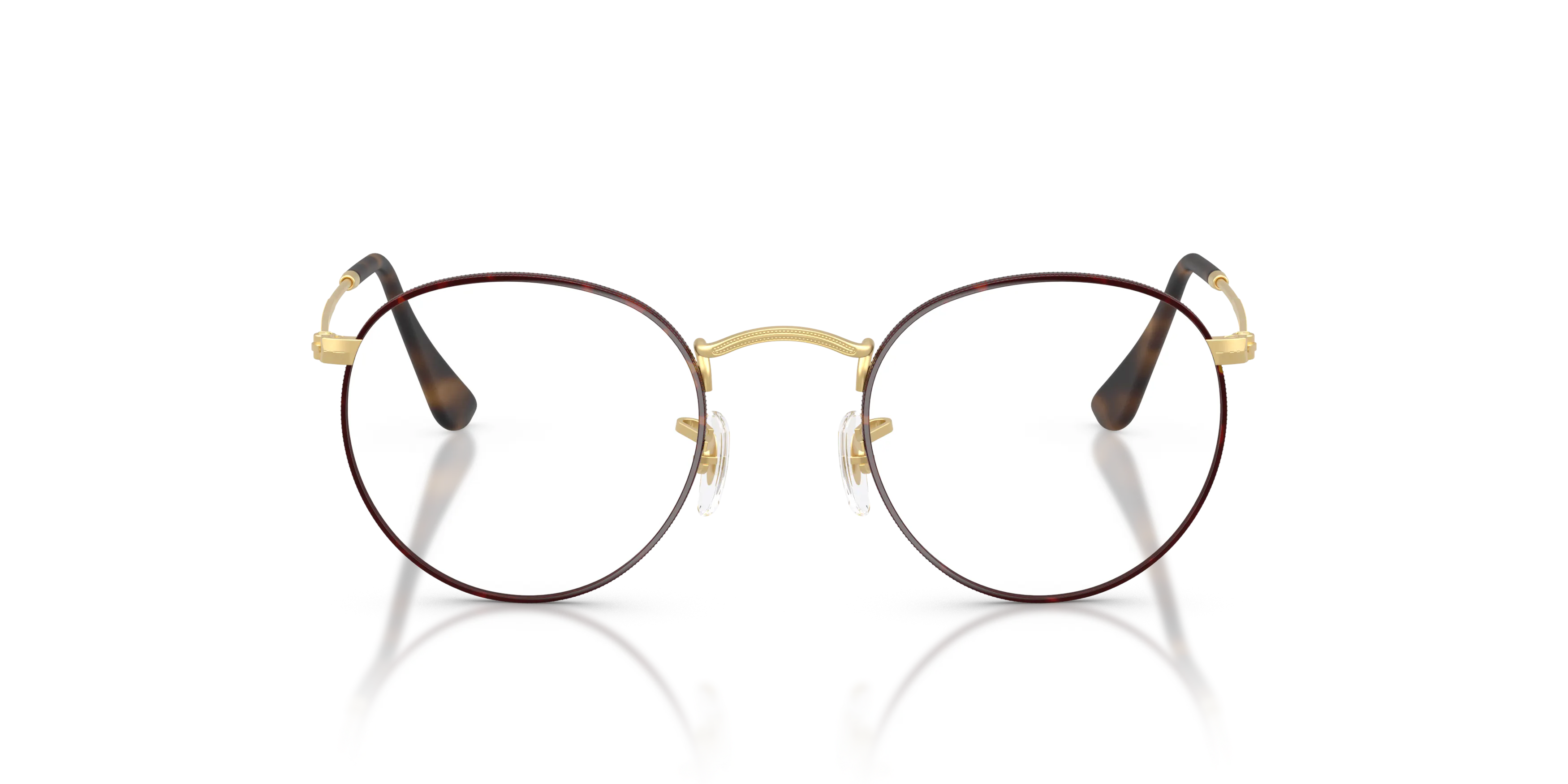 Front, Ray-Ban Round Metal 0RX3447V 3188 Briller