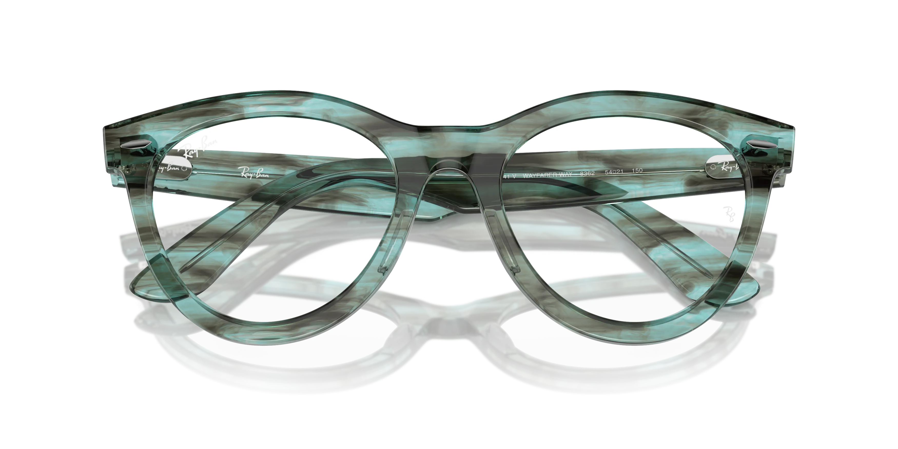 Folded, RAY-BAN Wayfarer Way Optics RX2241V 8362