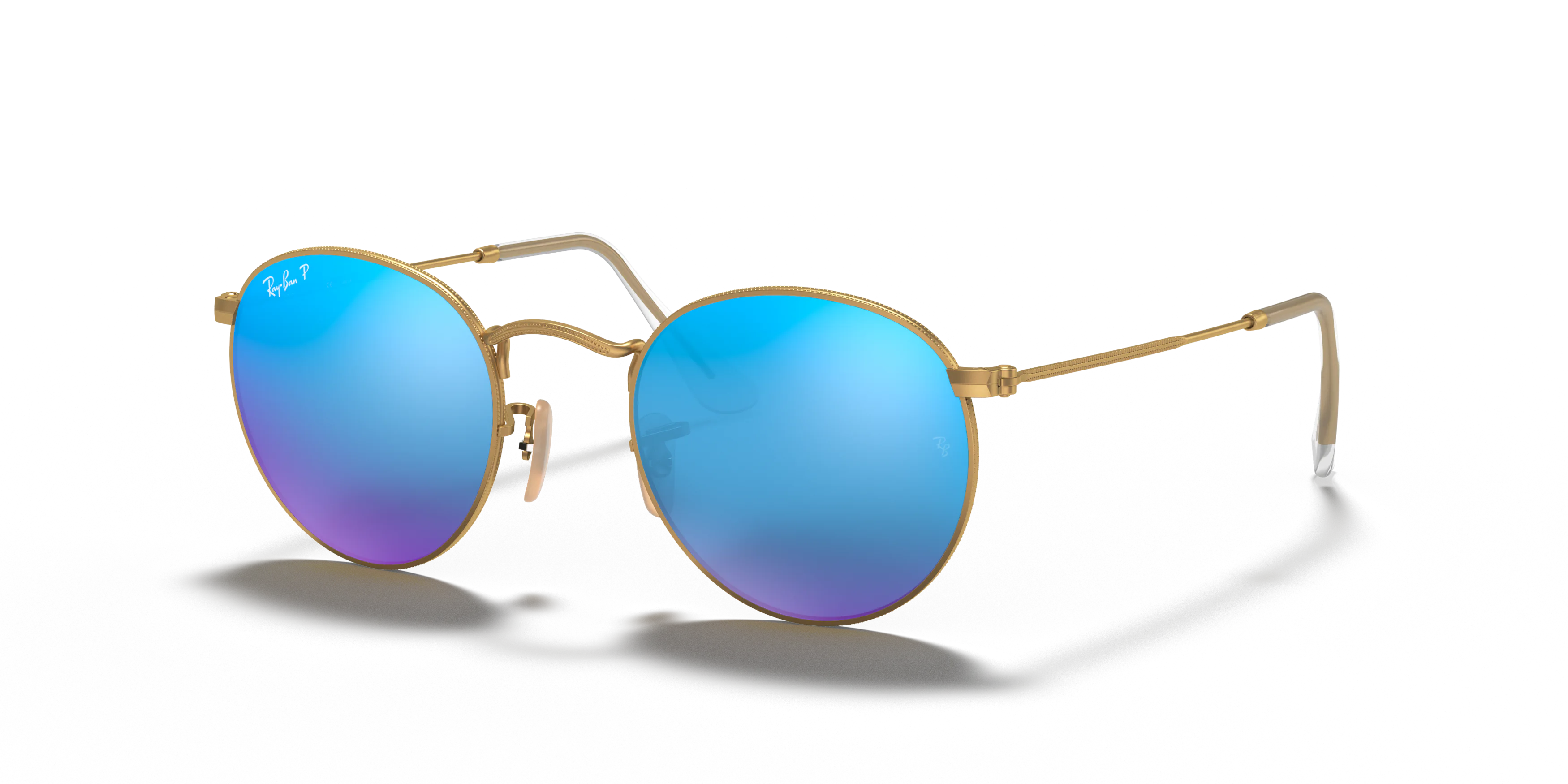 Angle_Left01, Ray-Ban Round Flash Lenses RB3447 112/4L