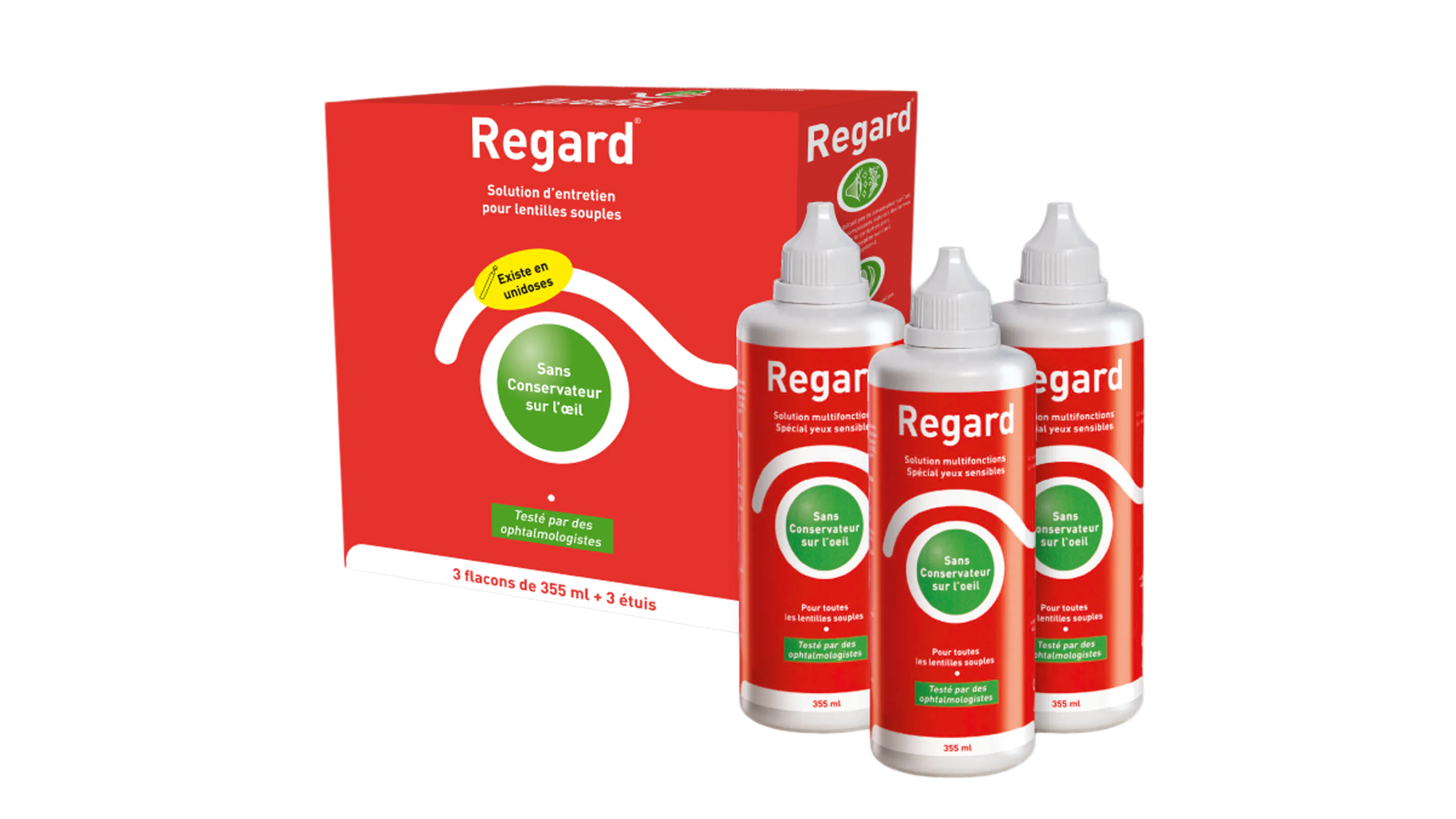 Front, Regard - Pack 3X355ml Multifonction FLACON TRI-PACK (…..)