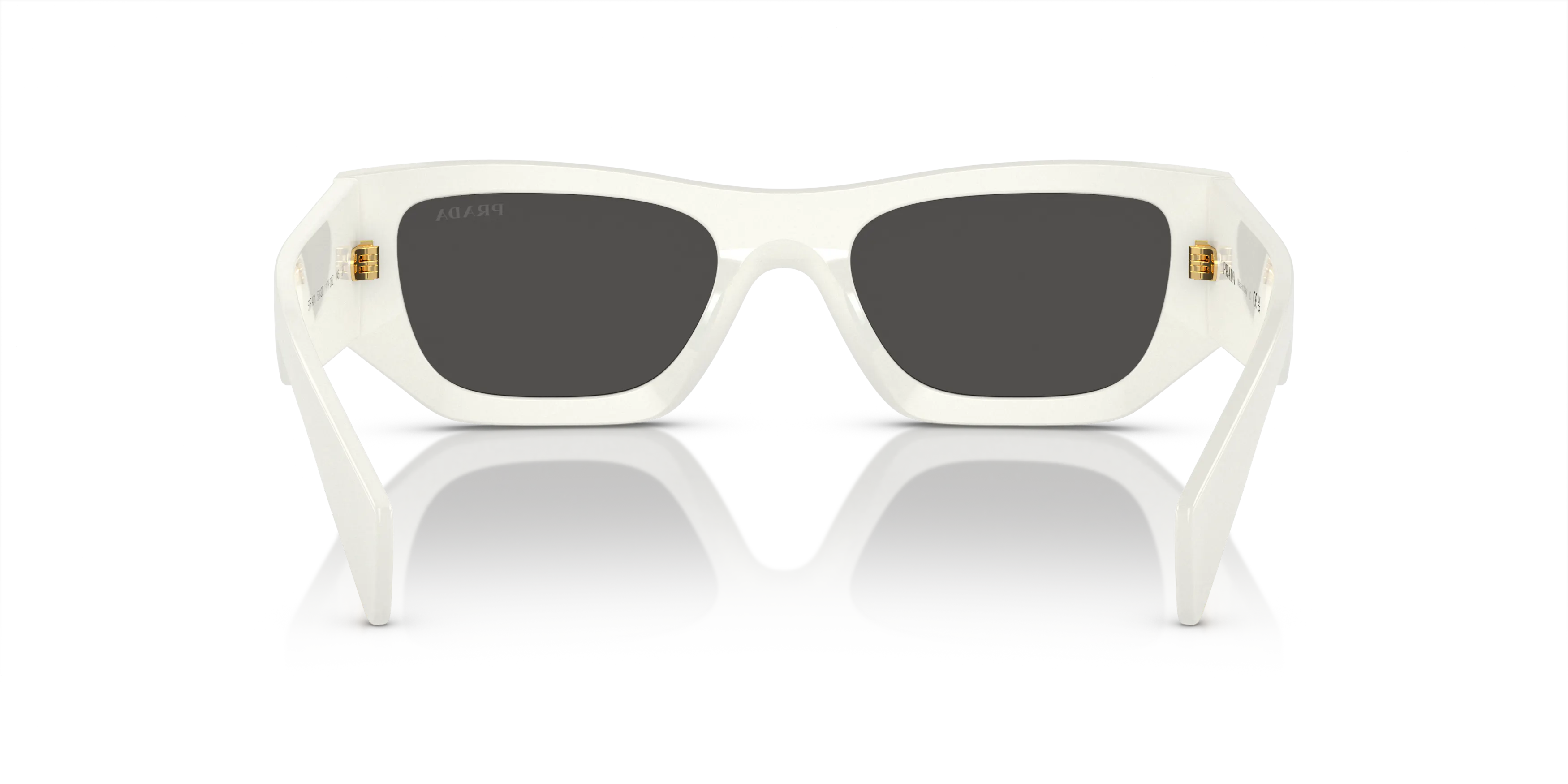 SALE! NEW Prada PRA01S 17K08Z White Grey Unisex Sunglasses PR A01S PRADA SUNGLASSES - PR A01S 17K08Z 53 main image 2