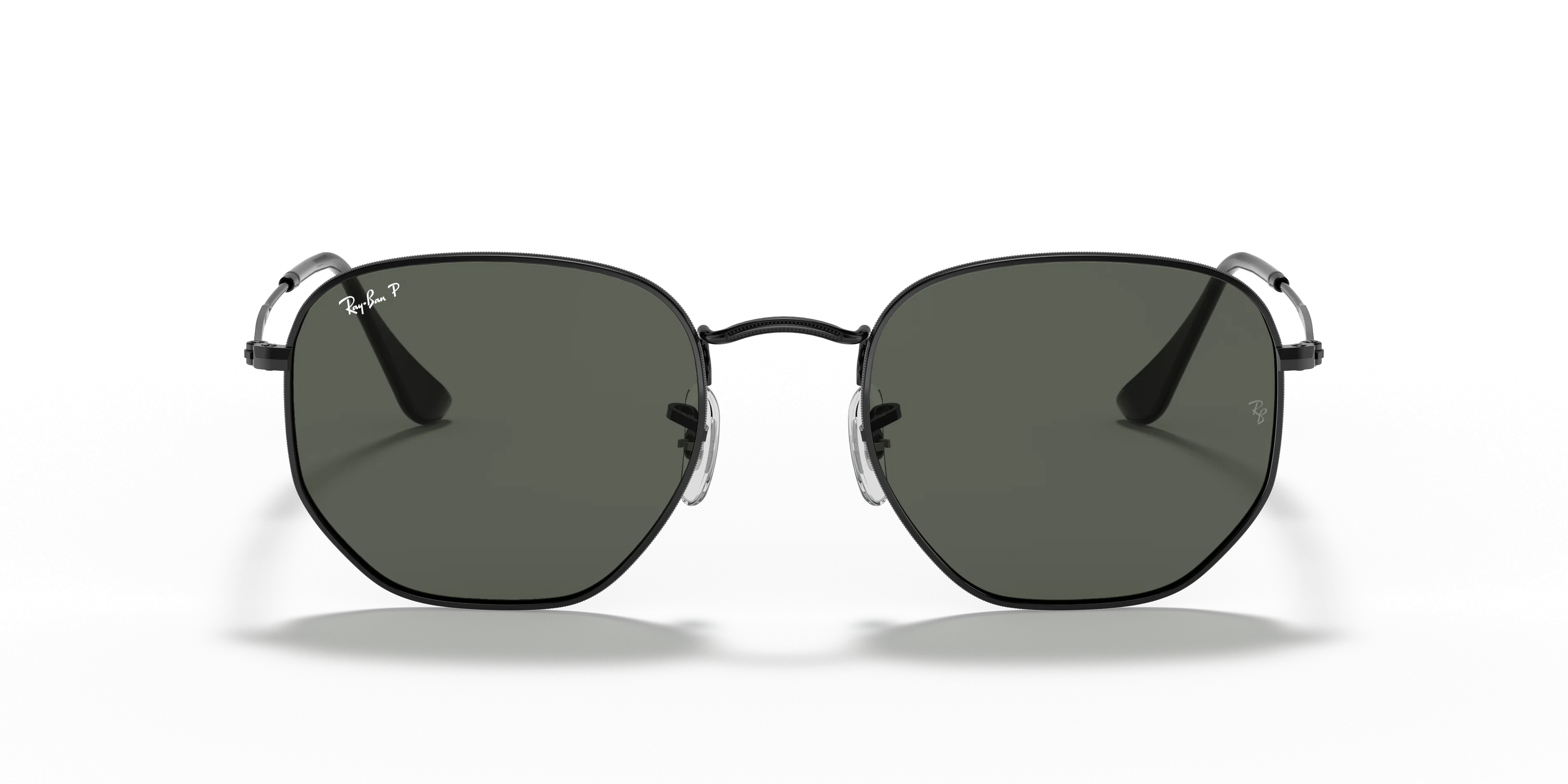 Front, Ray-Ban Hexagonal Flat Lenses RB 3548N Sunglasses