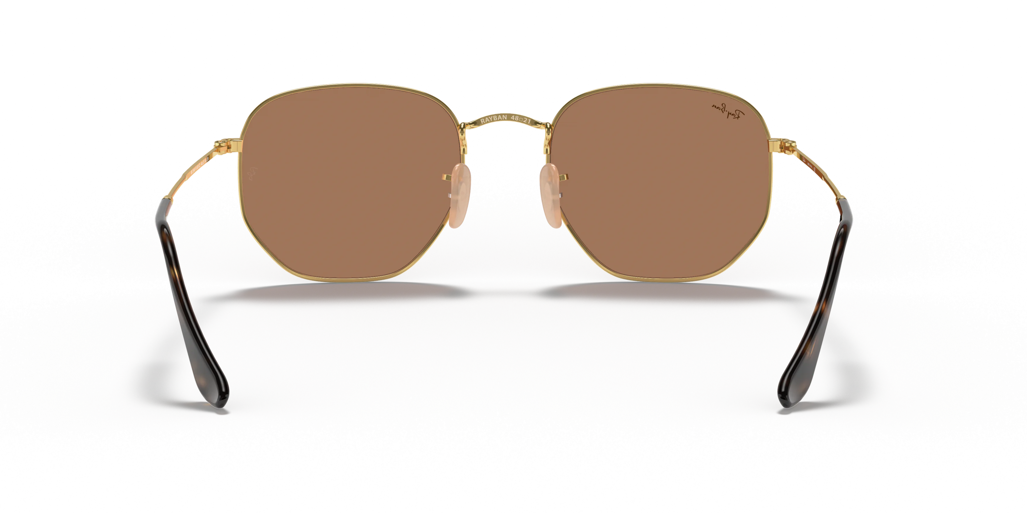 Detail02, Ray-Ban Hexagonal Flat Lenses RB 3548N Sunglasses