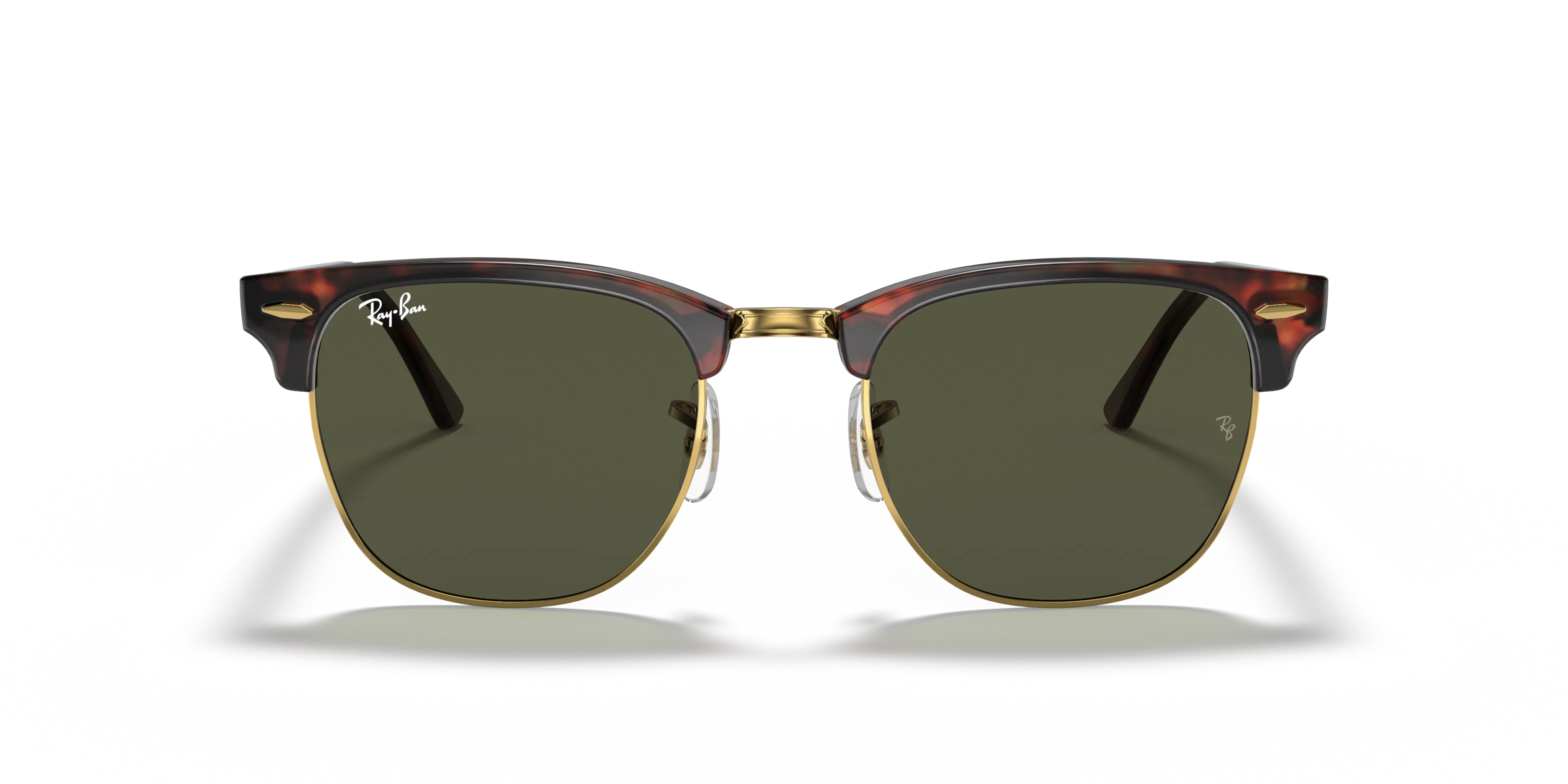 Front, Ray-Ban CLUBMASTER LOW BRIDGE FIT RB3016F W0366