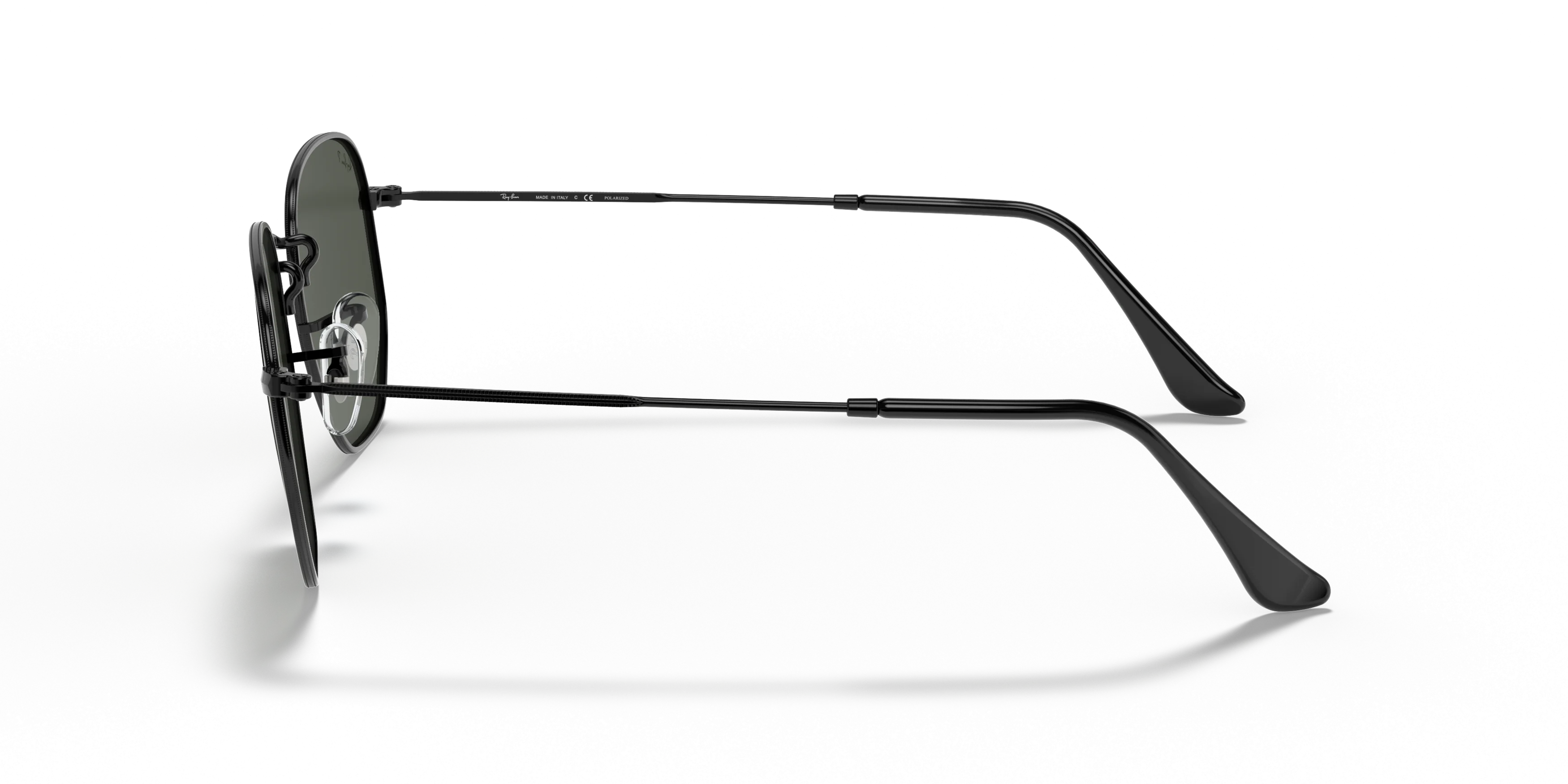 Angle_Left02, Ray-Ban Hexagonal Flat Lenses RB3548N 002/58 Solglasögon