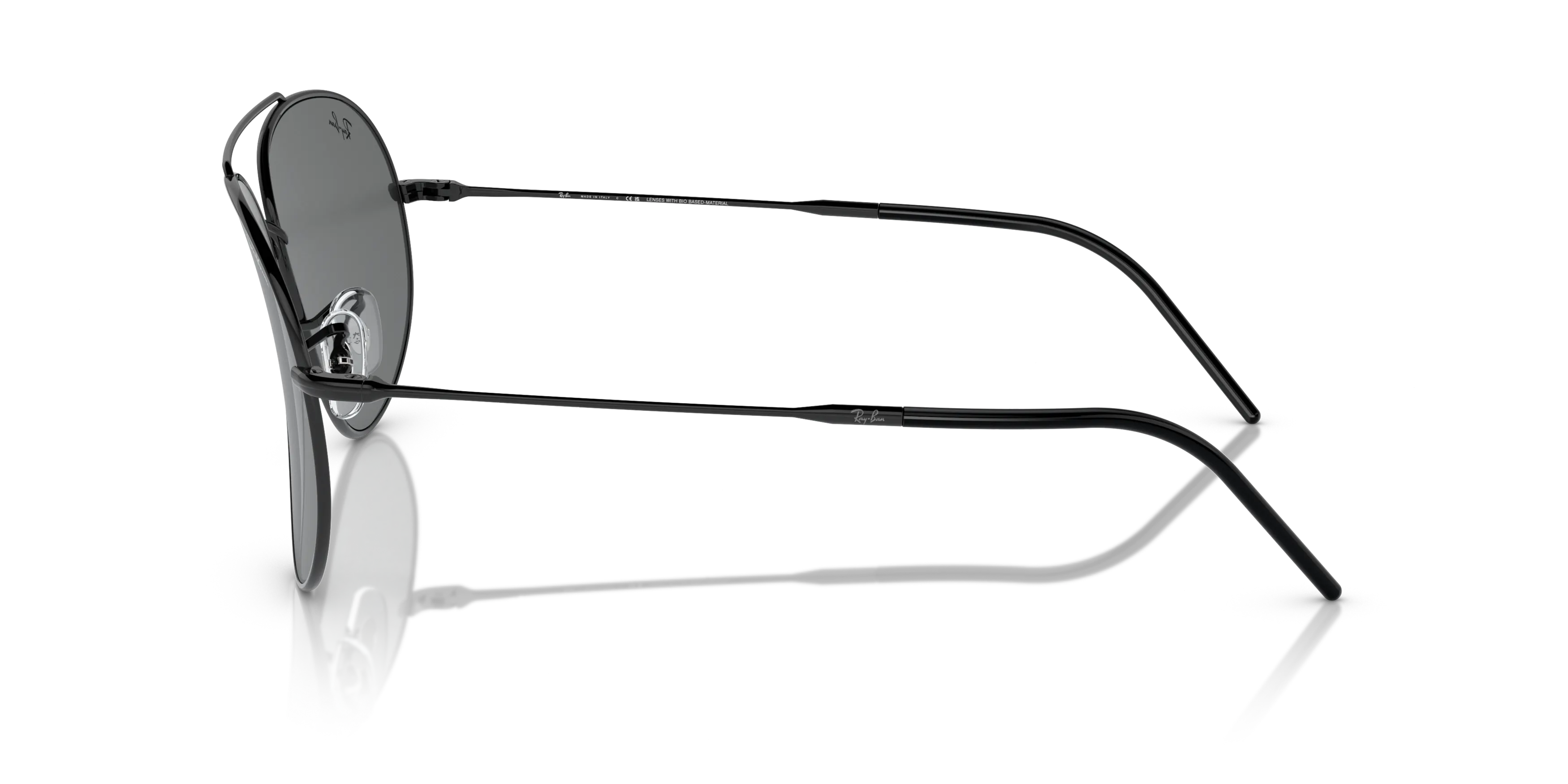 Angle_Left02, Ray-Ban Lenny Kravitz X Aviator Reverse 0RBR0101S 002/GR Solbriller