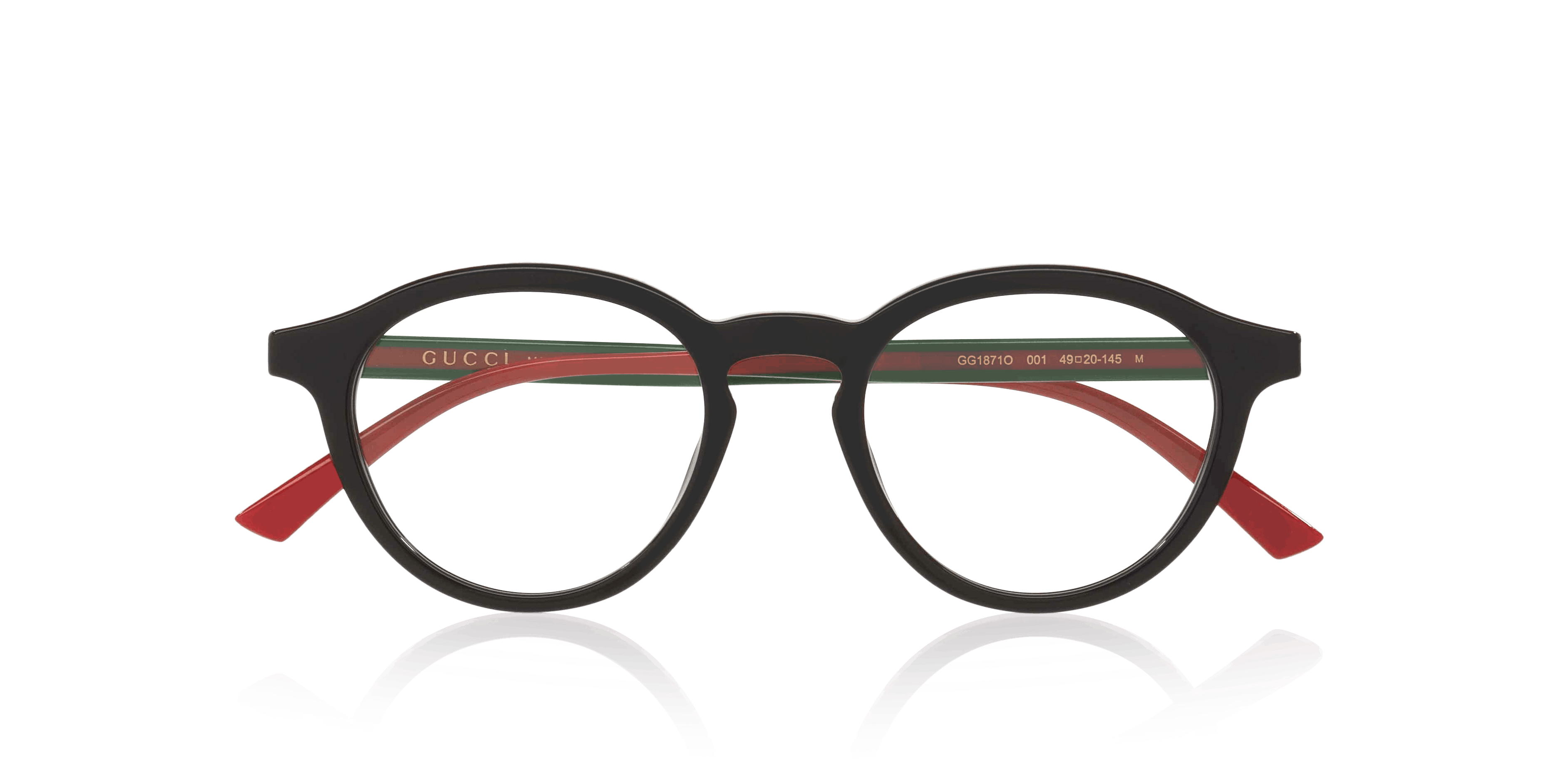 Folded, Gucci GG1871O 001 Briller