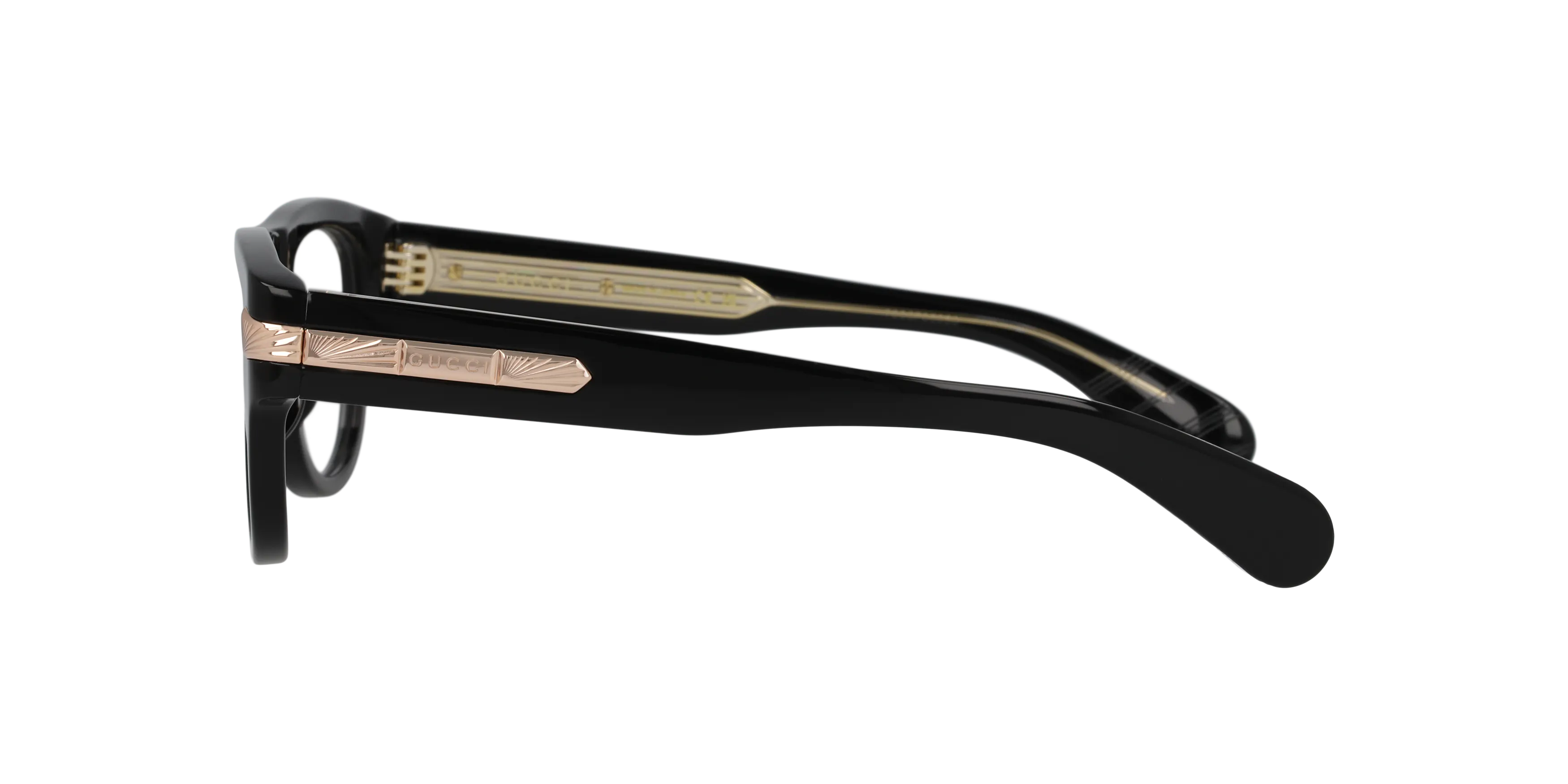 Angle_Left02, Gucci GG1519O 001 Glasögonbåge