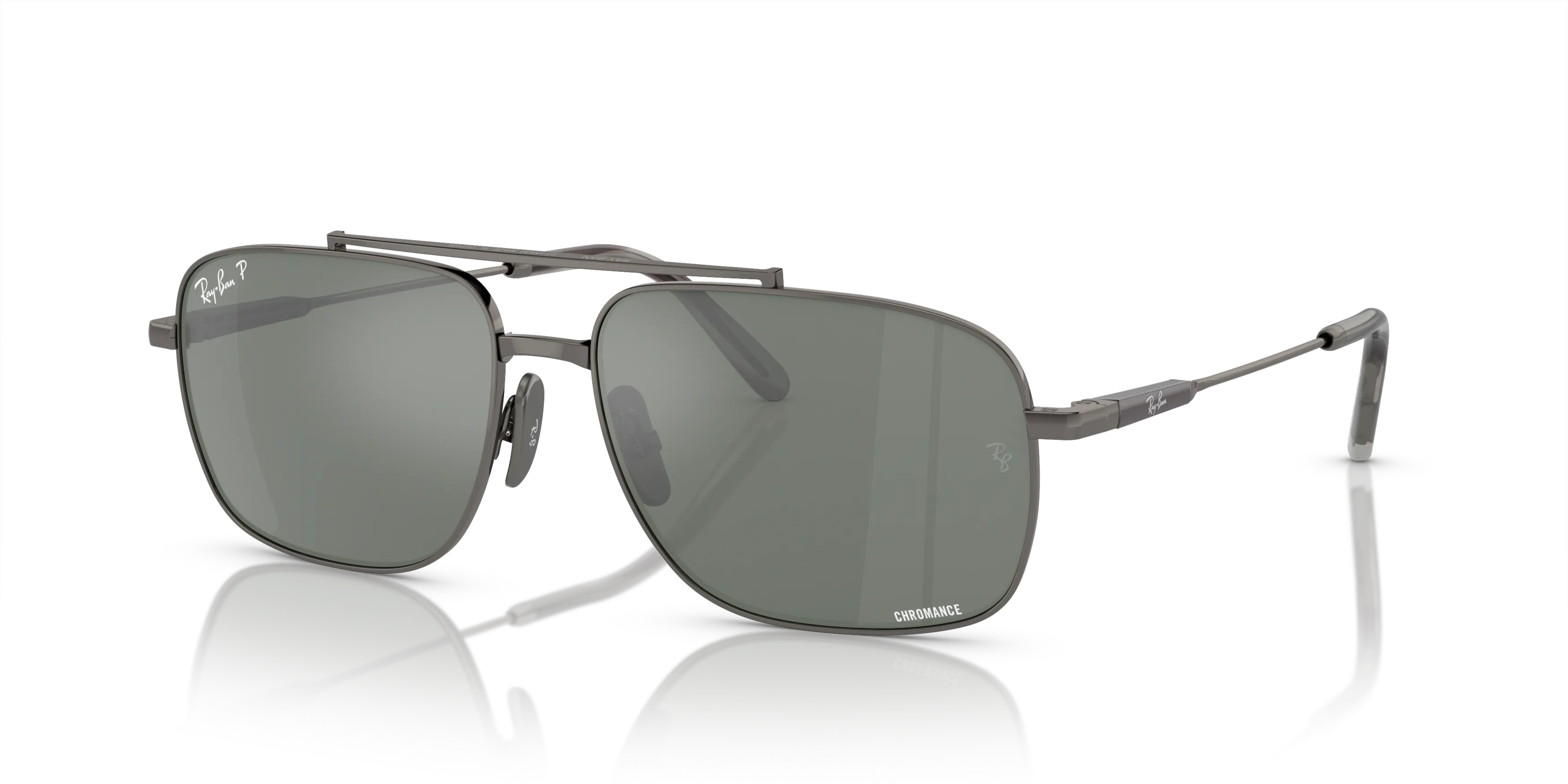Angle_Left01, Ray-Ban Michael Titanium RB 8096 Sunglasses