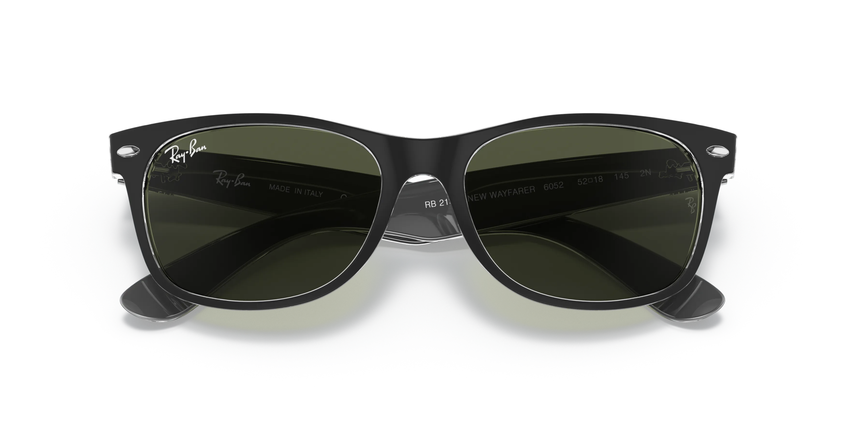 Ray-Ban New Wayfarer Color Mix RB2132 605371 zonnebril | Pearle
